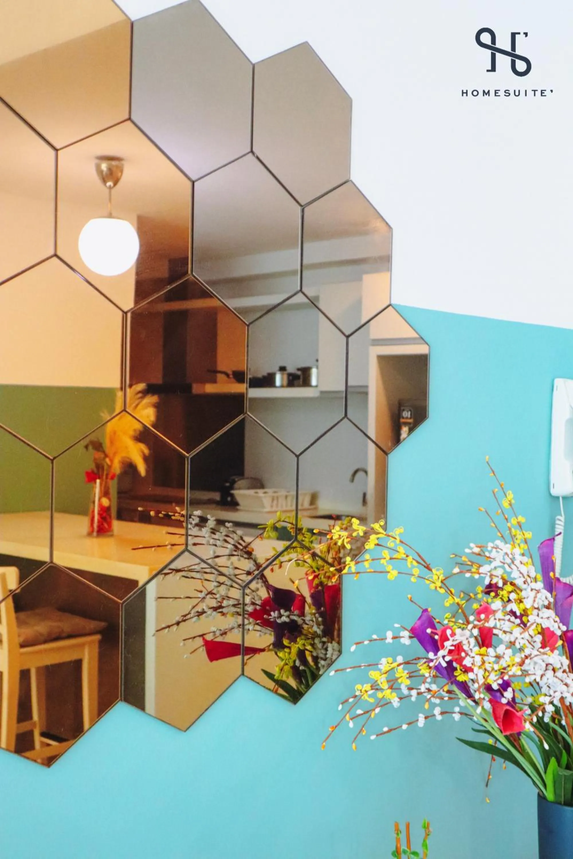 Kitchen or kitchenette in Homesuite' Home at Sutera Avenue