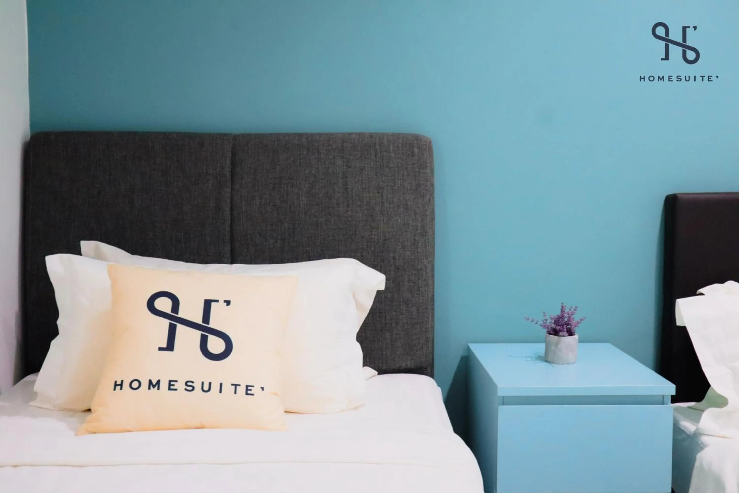 Photo of the whole room, Bed in Homesuite' Home at Sutera Avenue