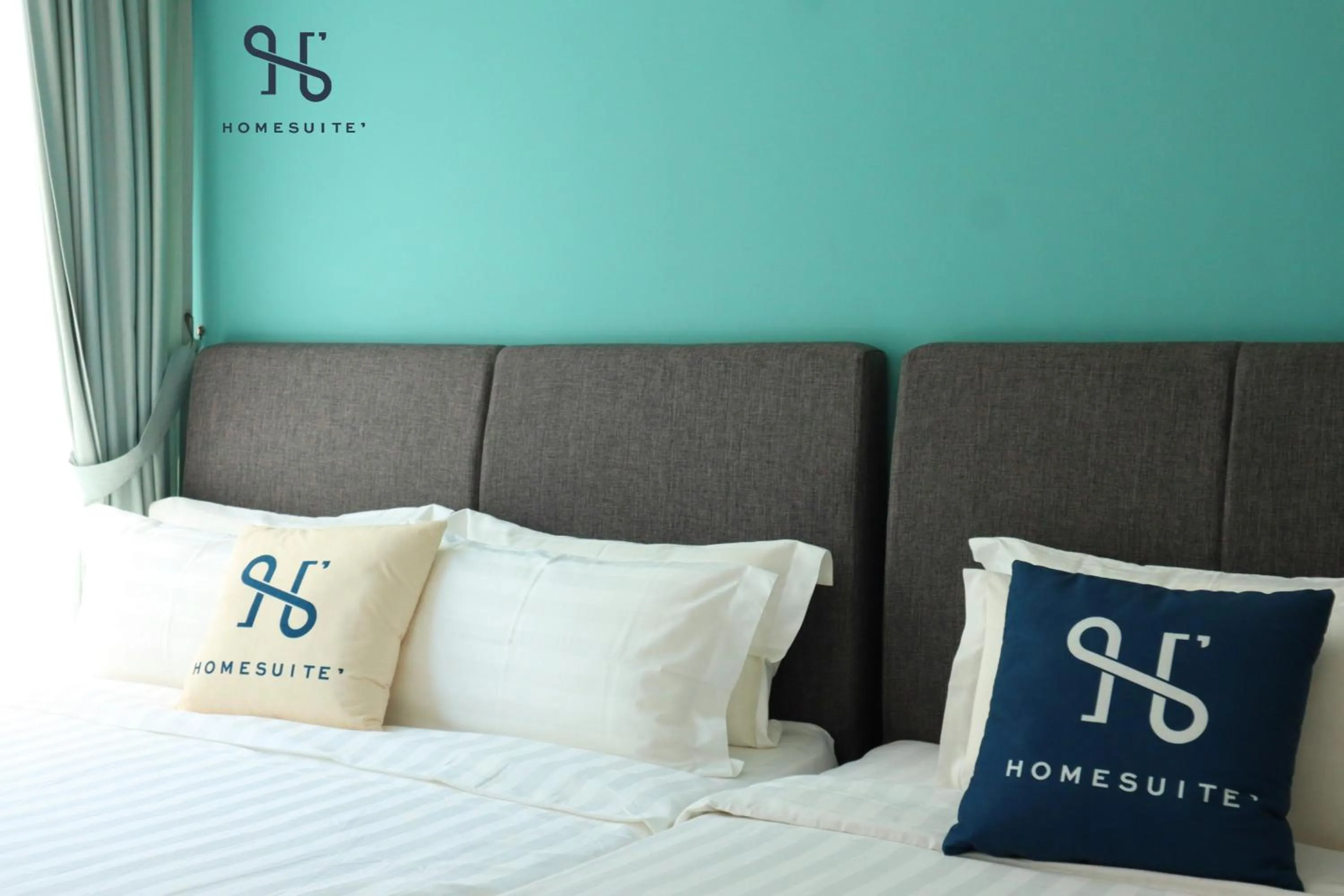 Photo of the whole room, Bed in Homesuite' Home at Sutera Avenue