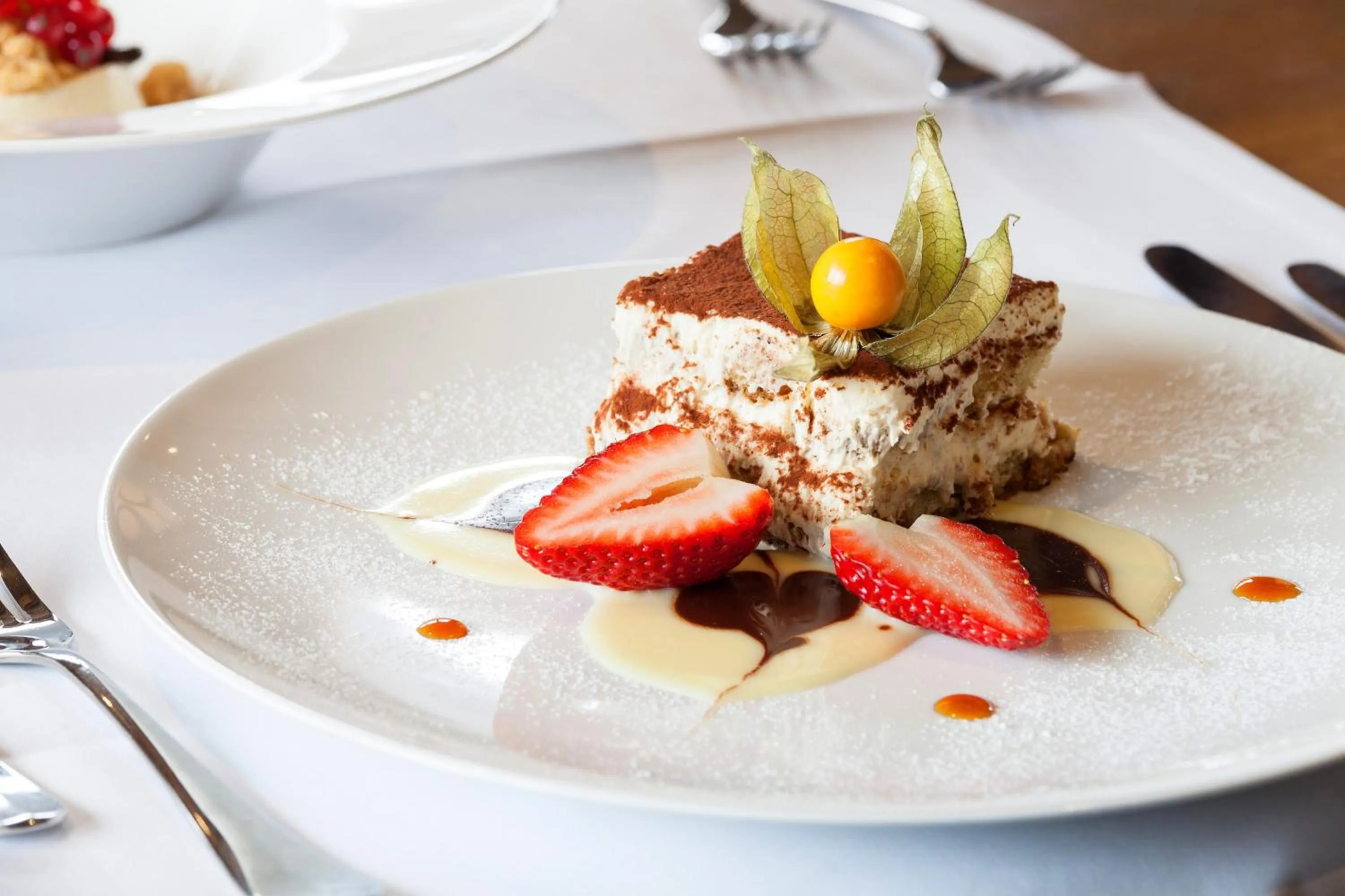 Food close-up in Hotel THE LARIX ski-in ski-out