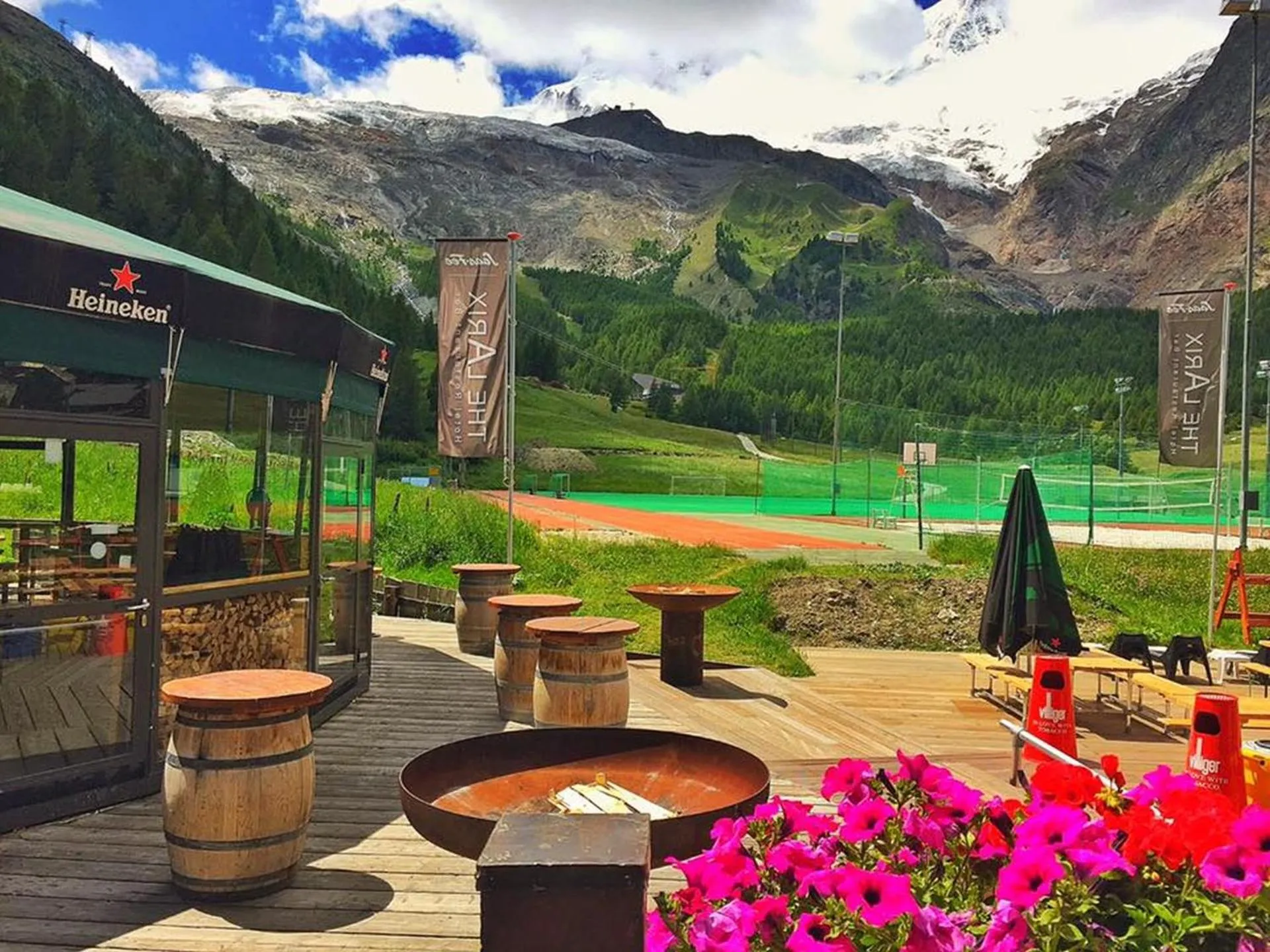 Balcony/Terrace in Hotel THE LARIX ski-in ski-out