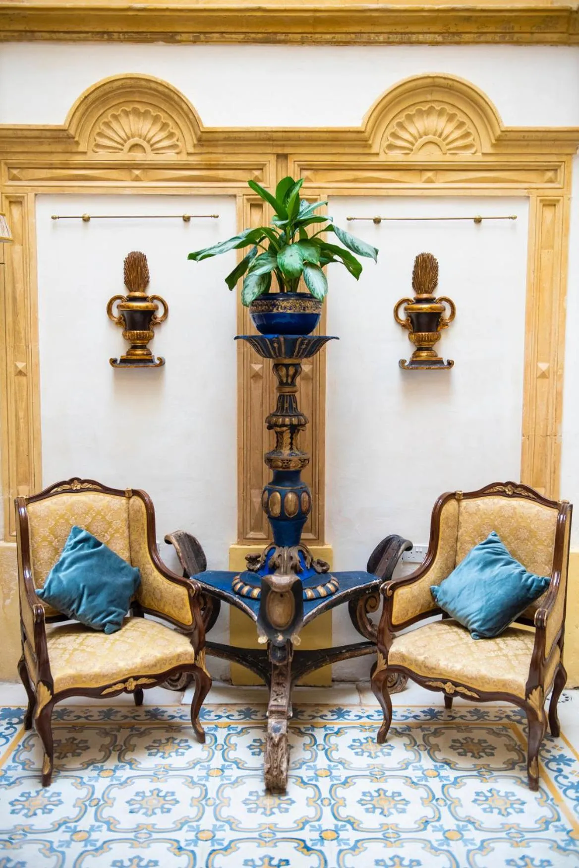 Lobby or reception in Casa Rocca Piccola B&B