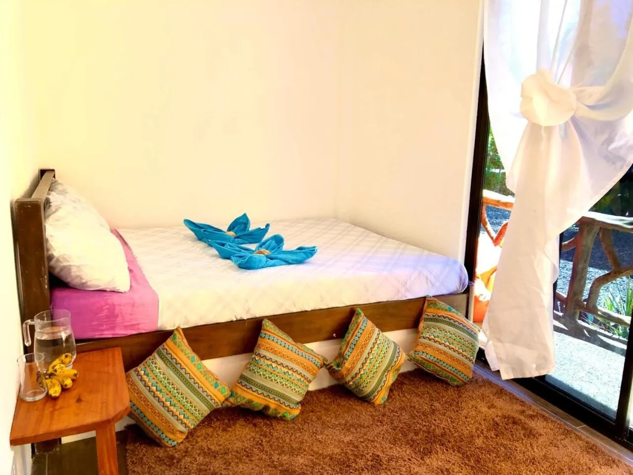 Bed in Apo Diver Beach Resort