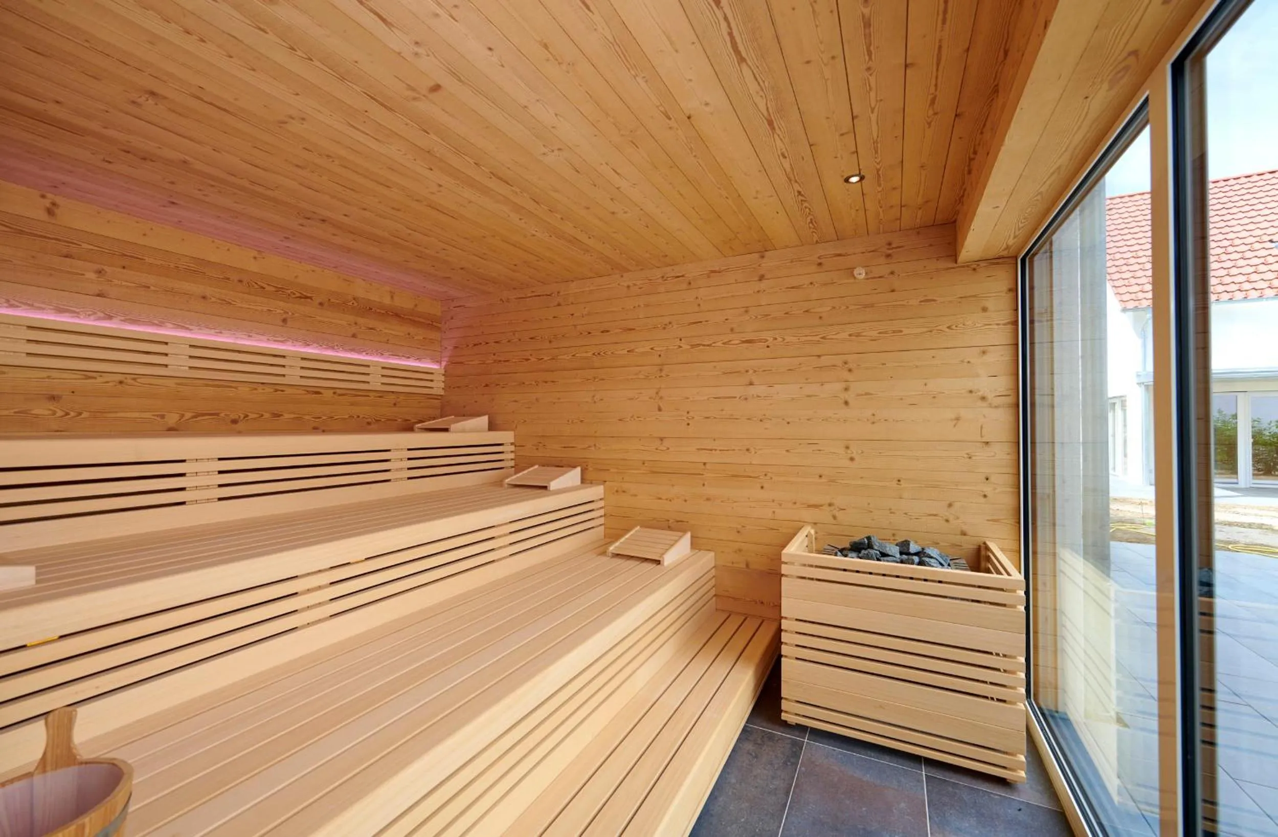 Sauna in Bachhof Resort Apartments