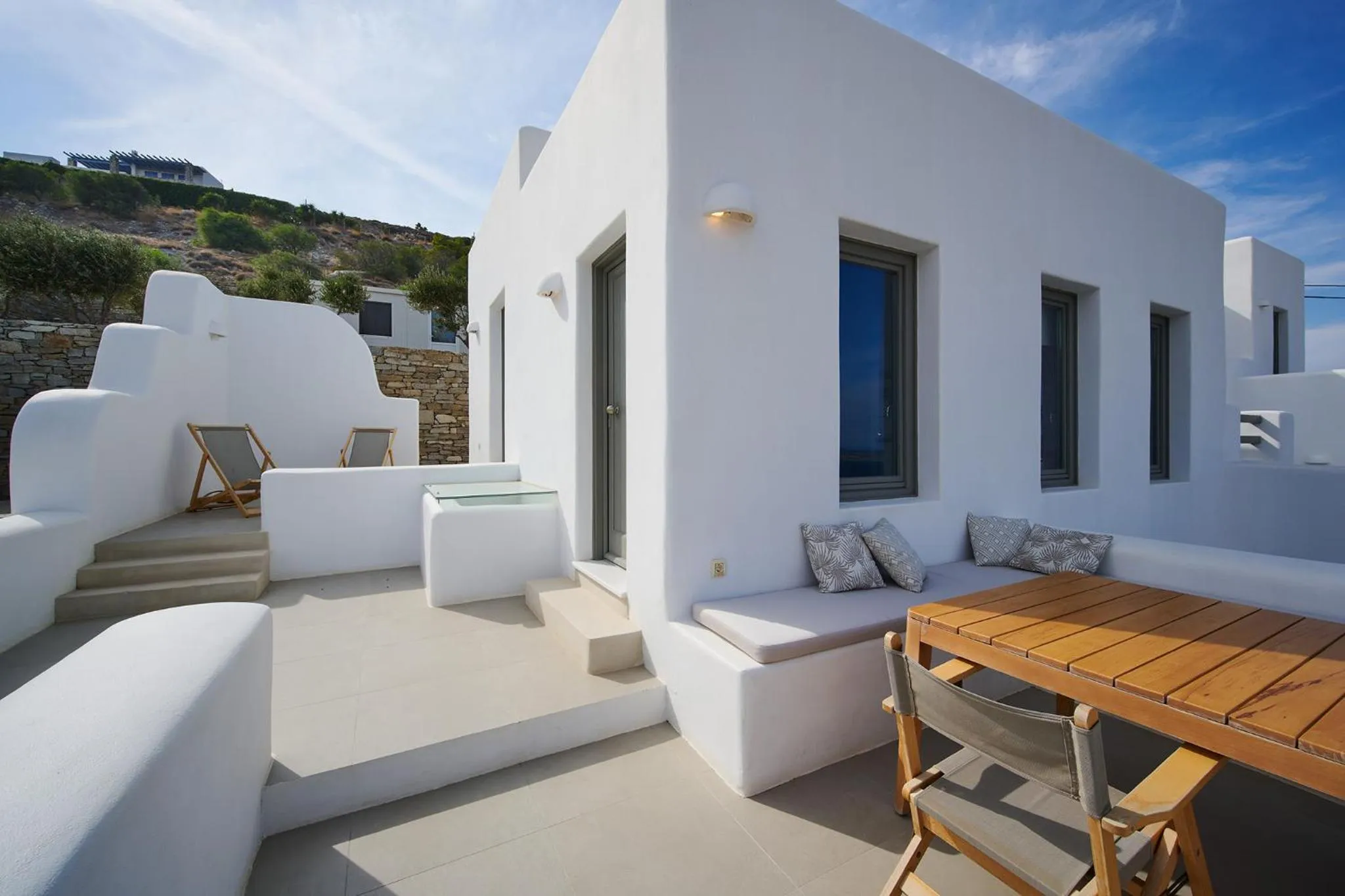 Balcony/Terrace in Kymo Luxury Suites Paros