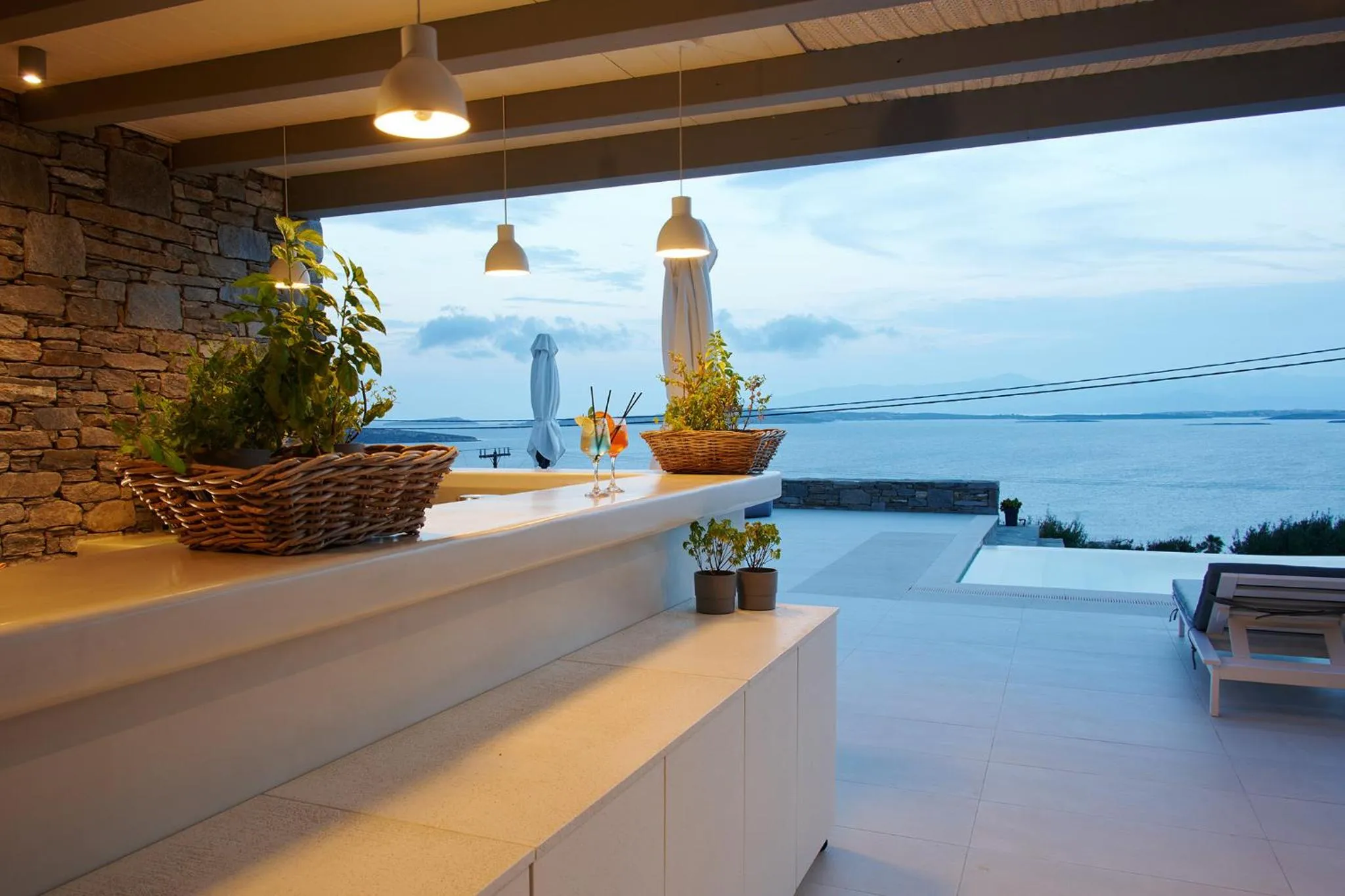 Lobby or reception in Kymo Luxury Suites Paros