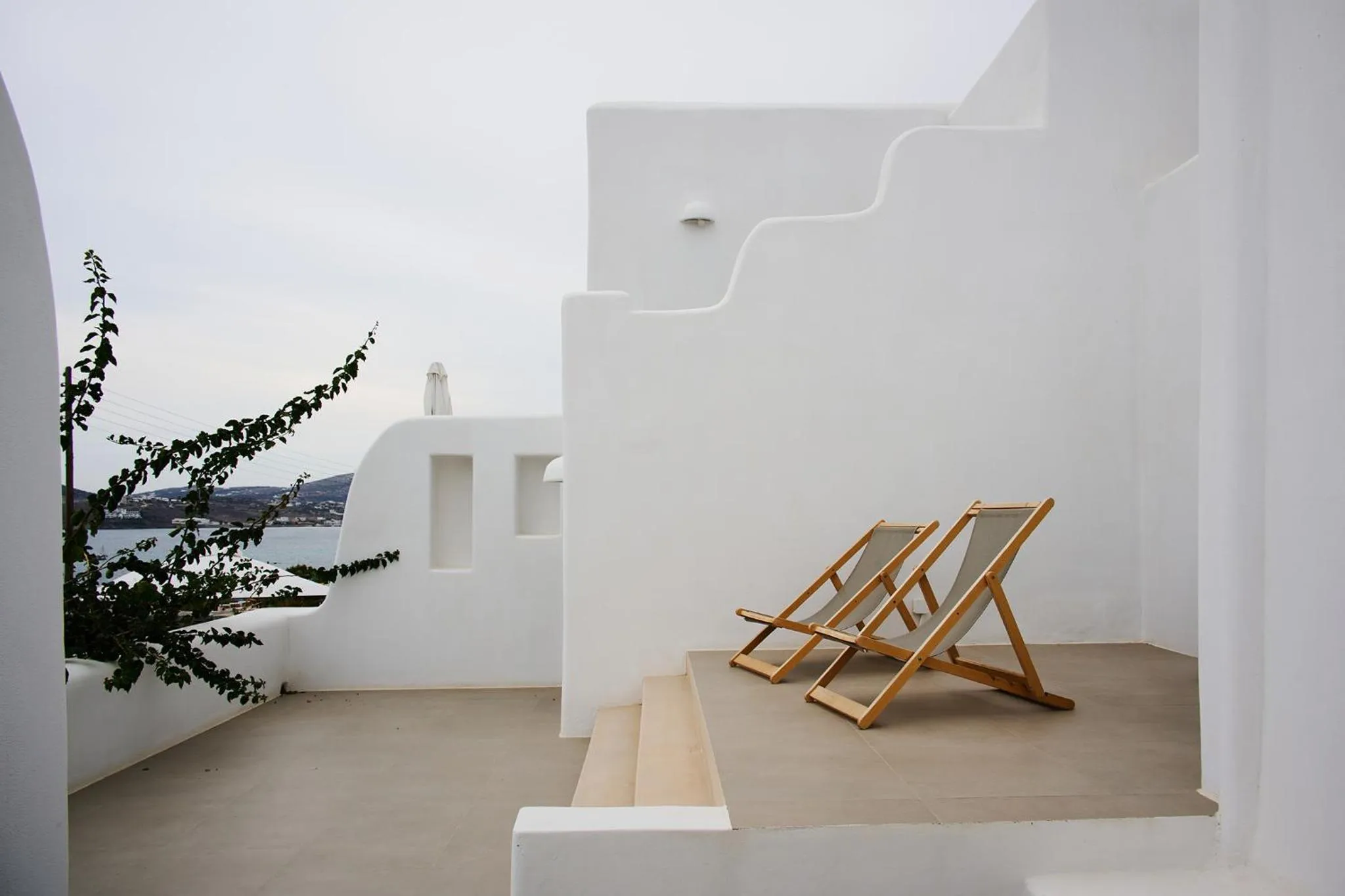 Balcony/Terrace in Kymo Luxury Suites Paros