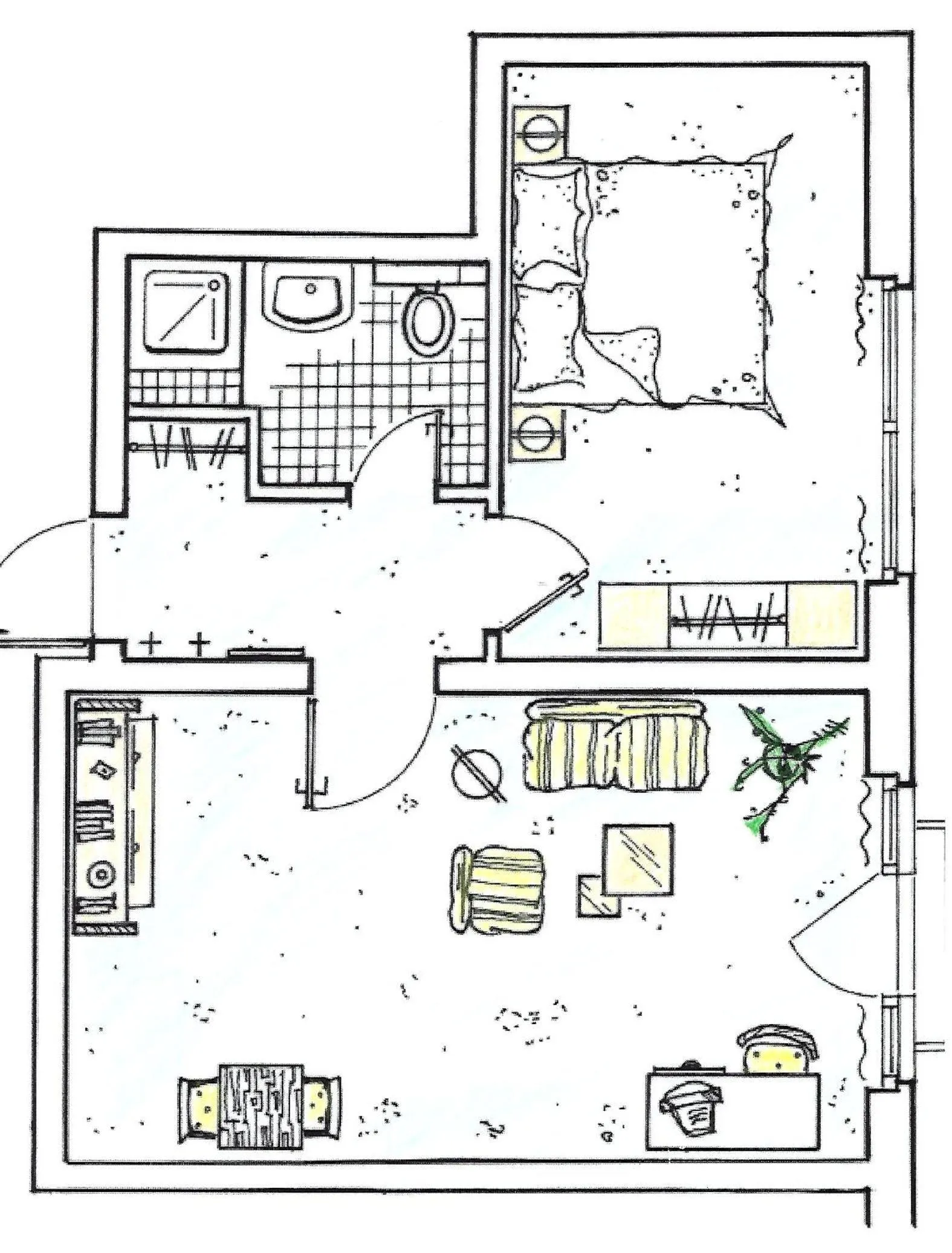Floor plan in Hotel Villa Subklew