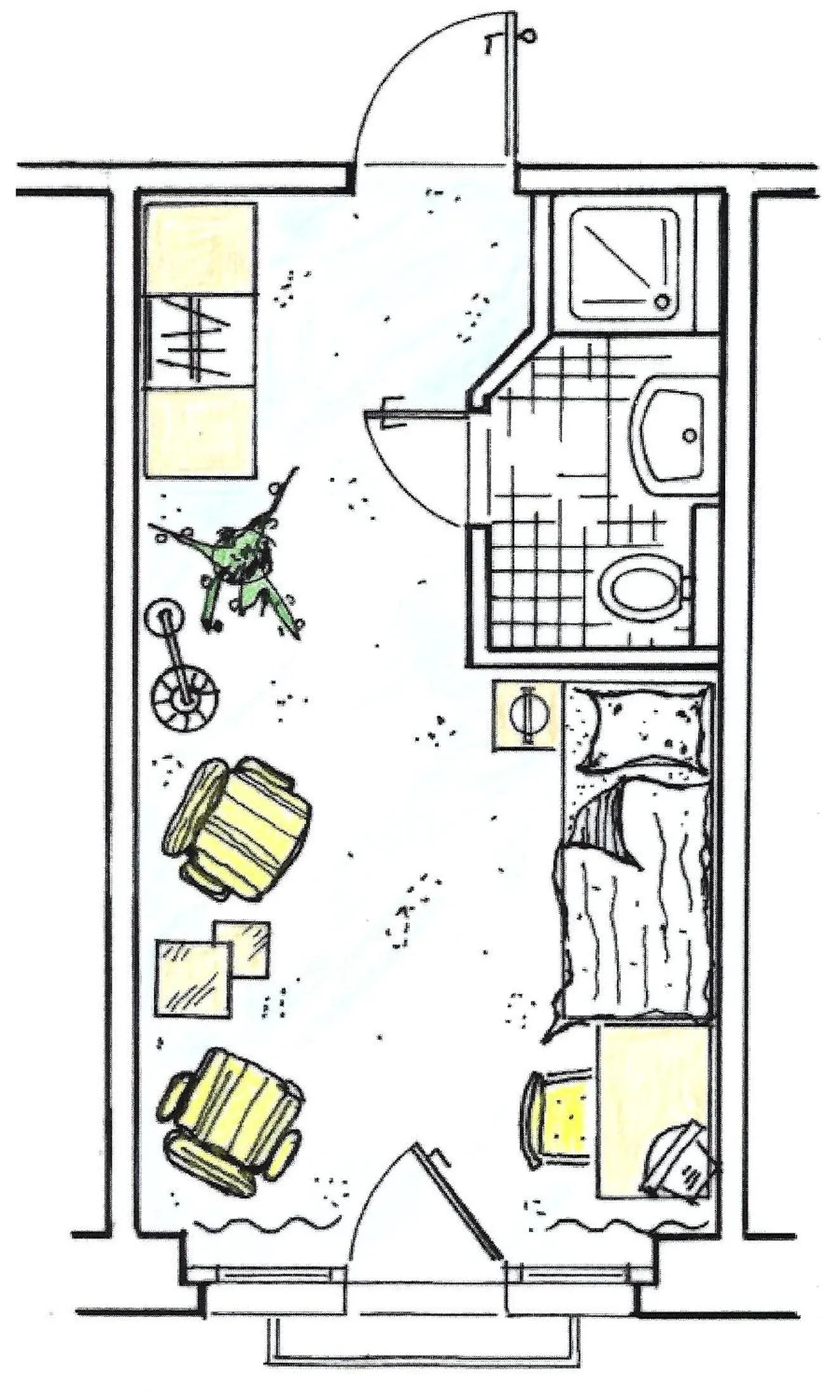 Floor plan in Hotel Villa Subklew