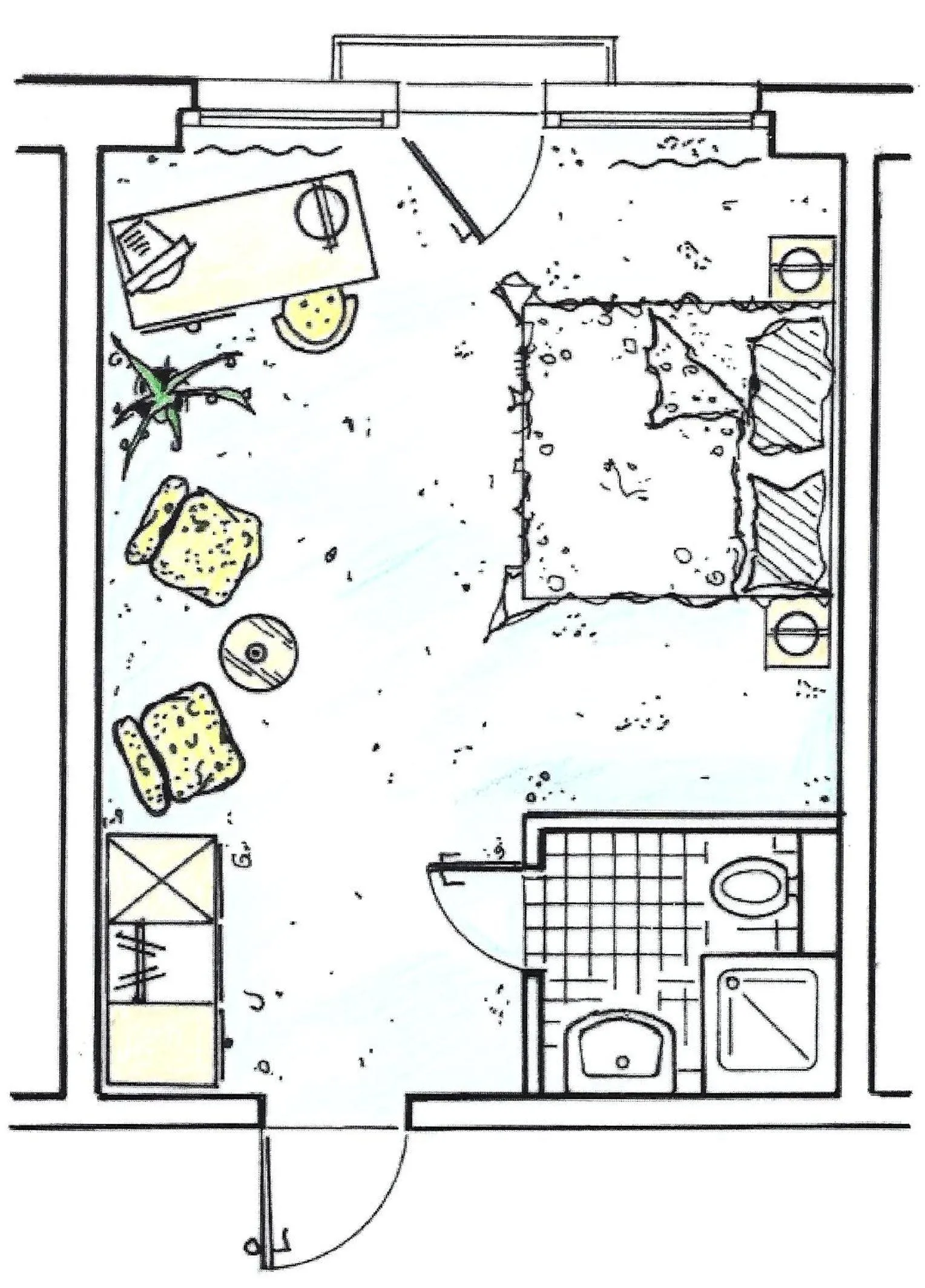 Floor plan in Hotel Villa Subklew