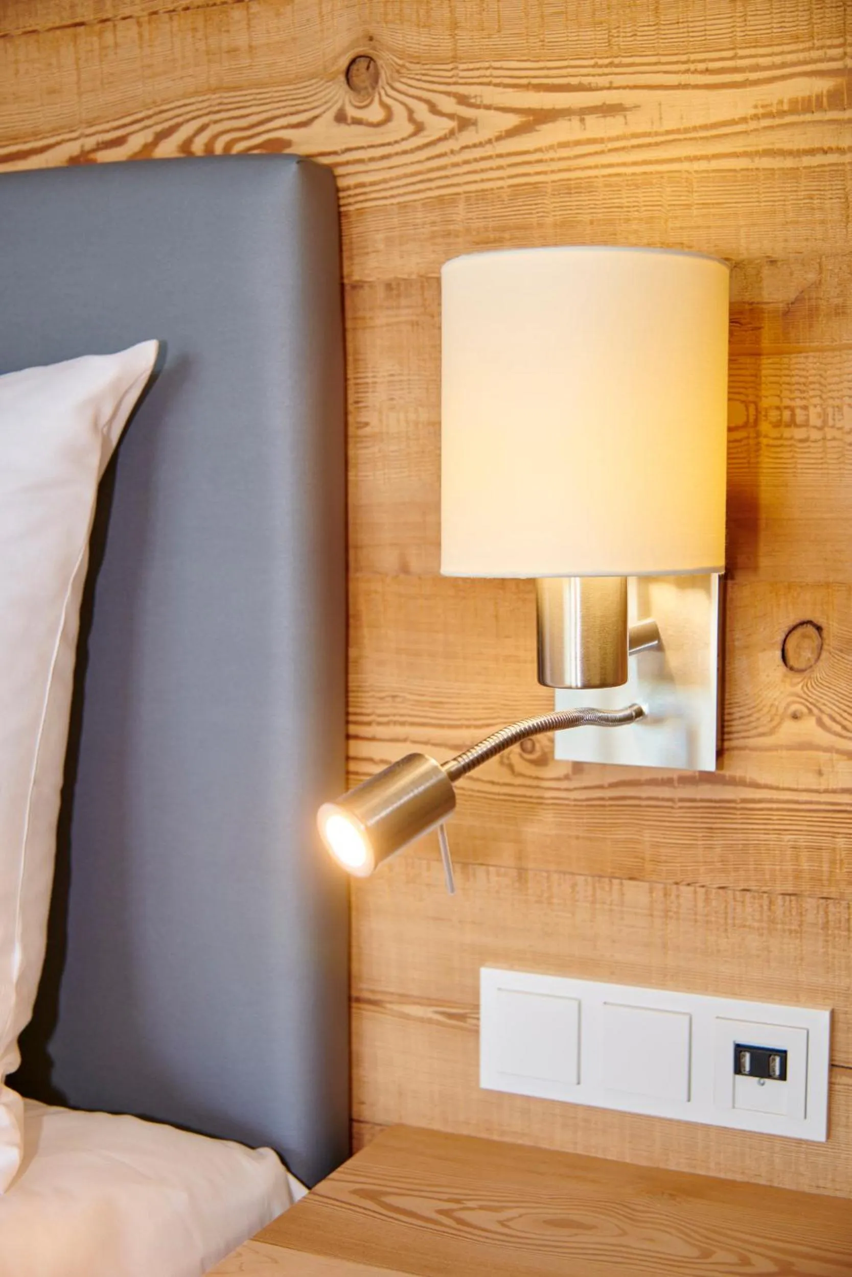 Bed in Bachhof Resort Hotel