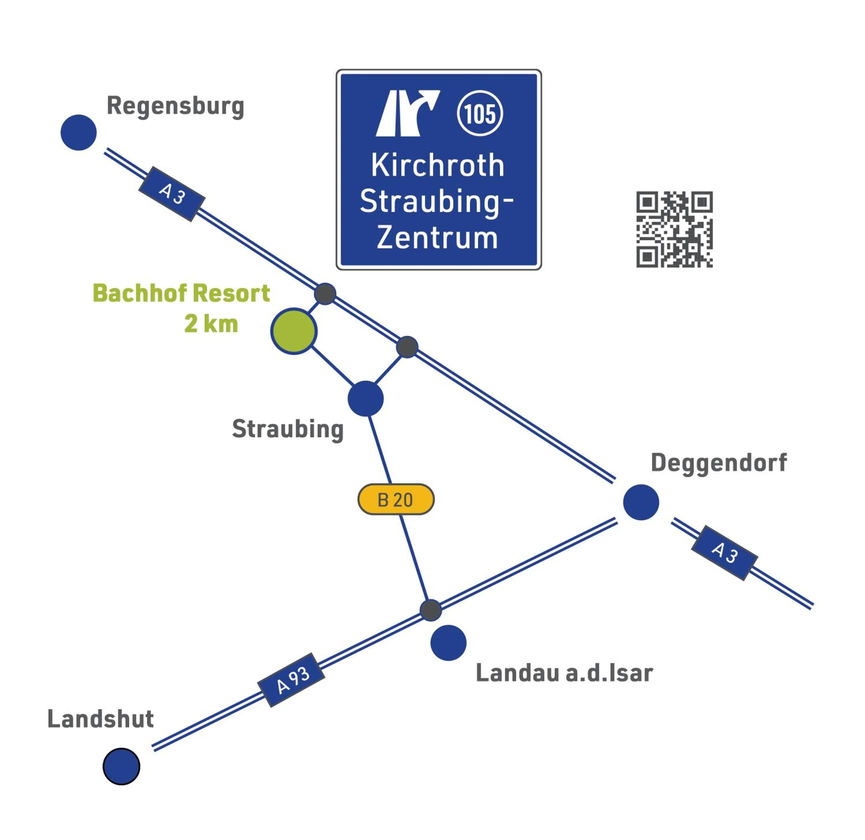 Location in Bachhof Resort Hotel