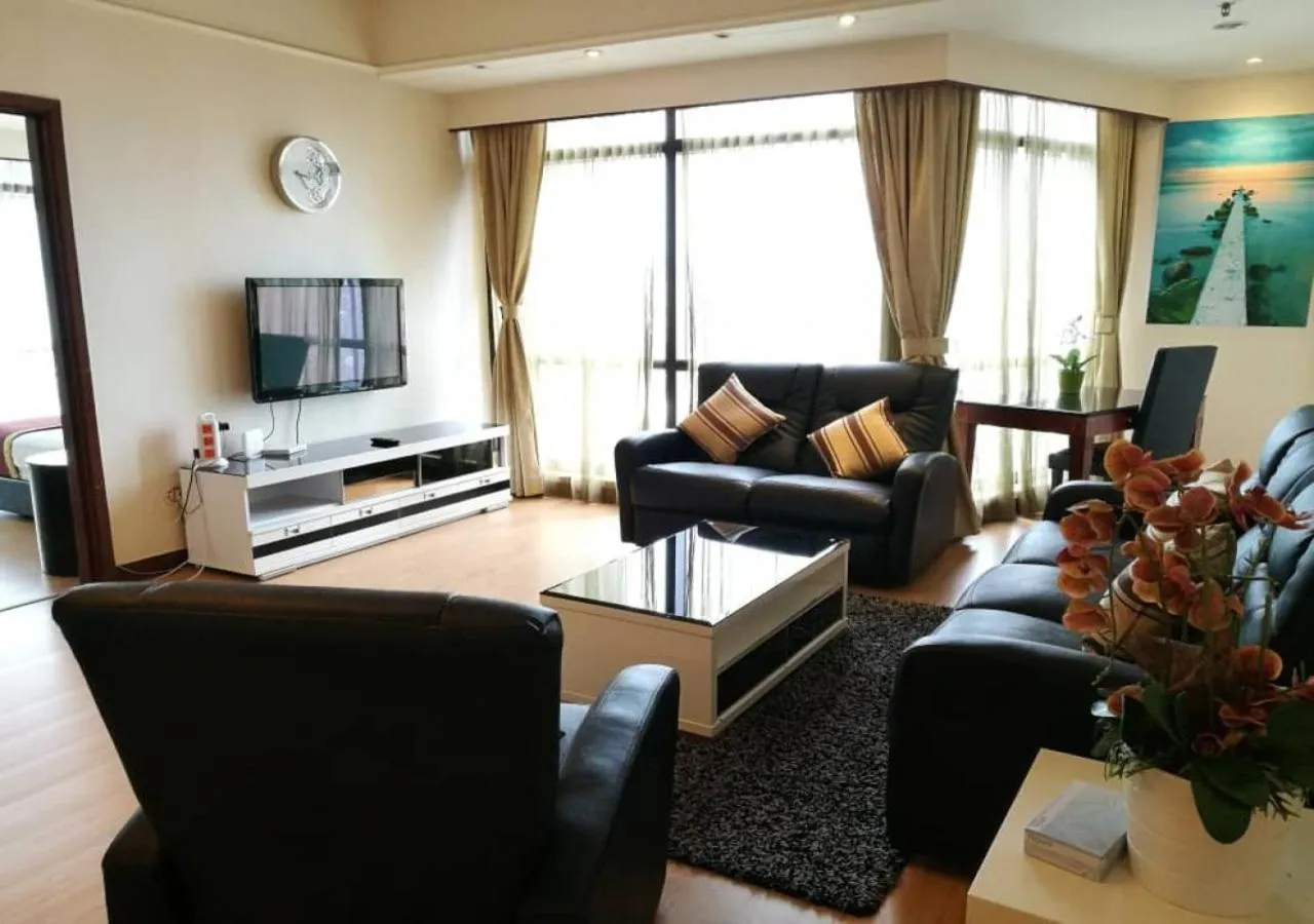 Living room in KL Universal Suites at Times Square