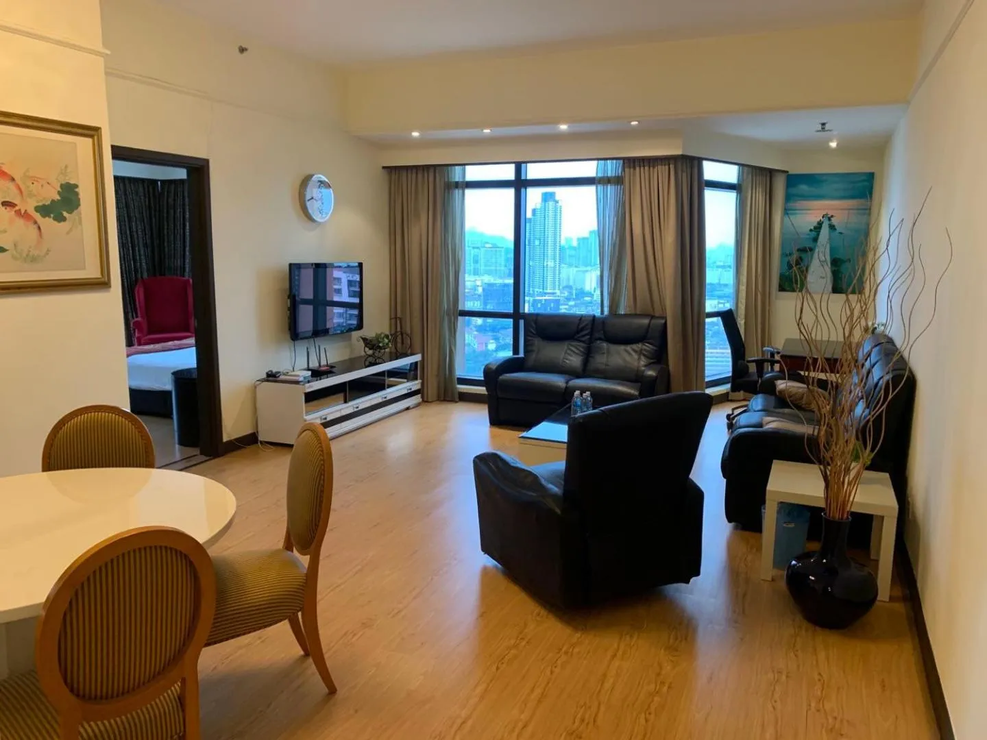 Living room in KL Universal Suites at Times Square