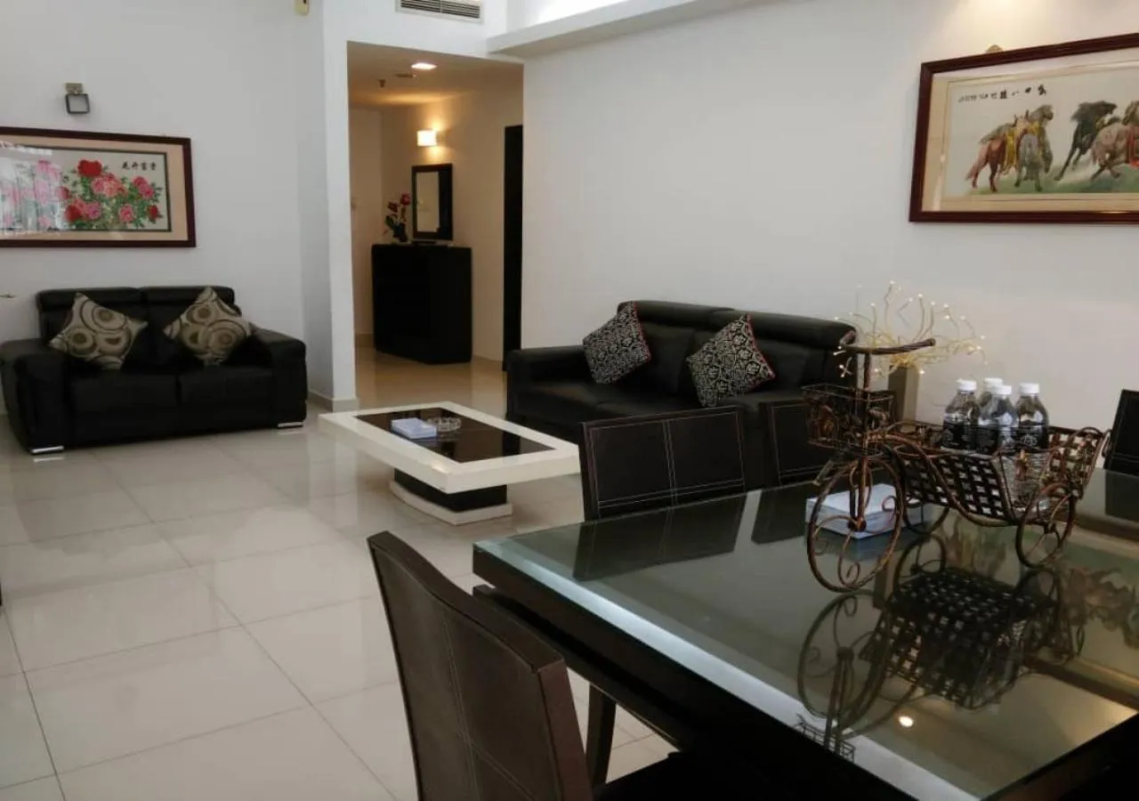 Dining area in KL Universal Suites at Times Square