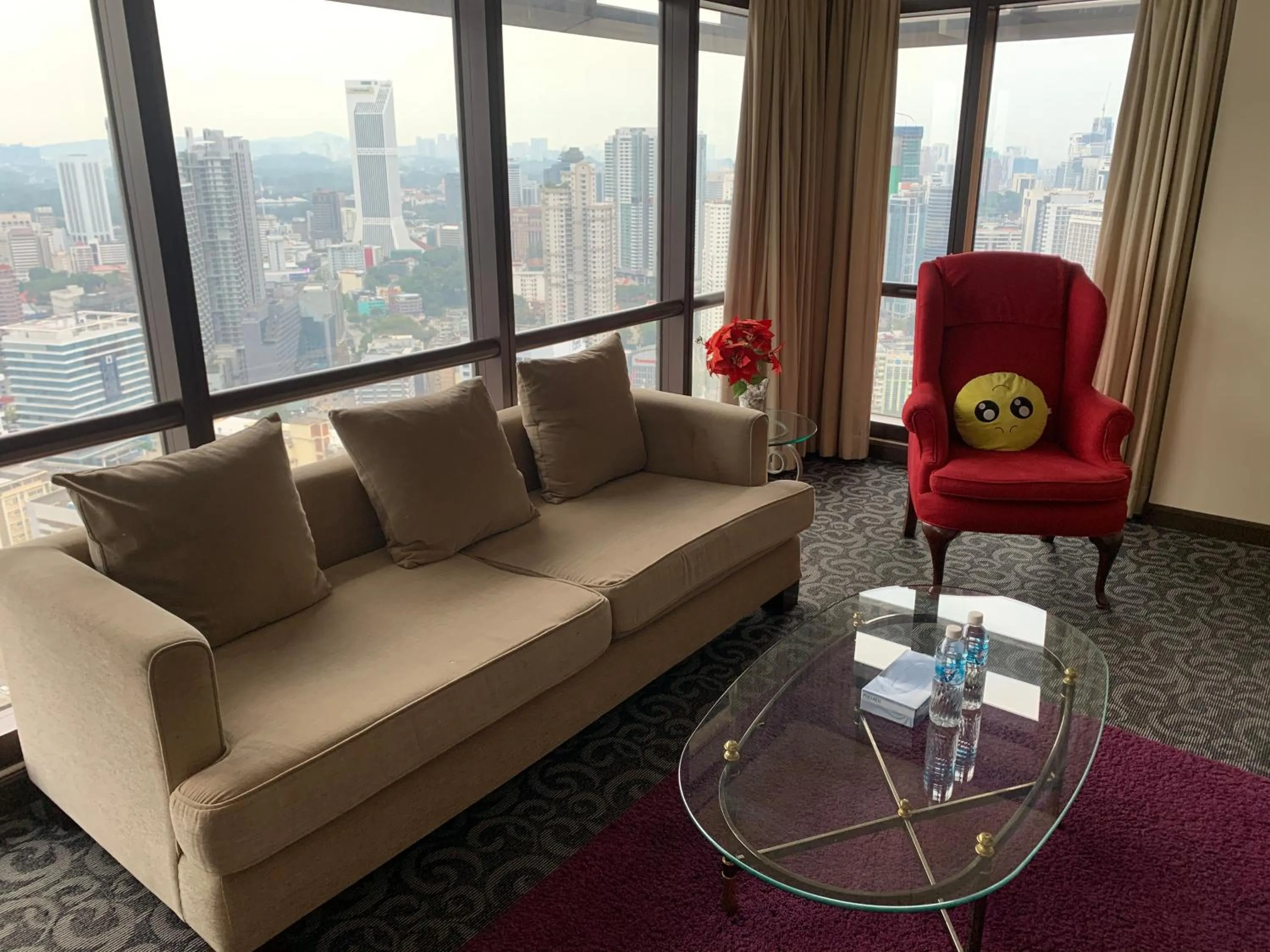 Living room in KL Universal Suites at Times Square