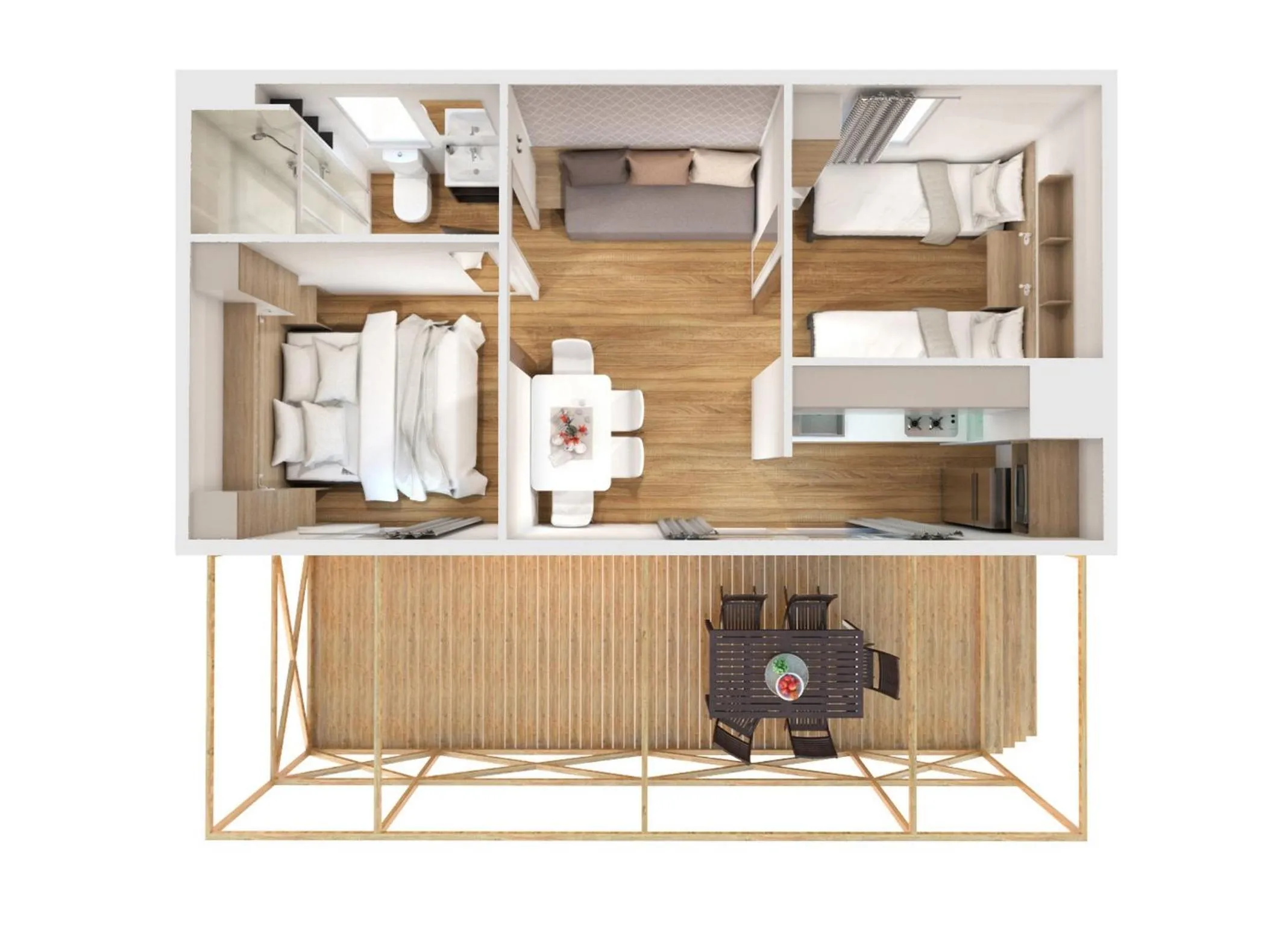 Bird's eye view in Mediteran Homes with Terme Čatež Tickets