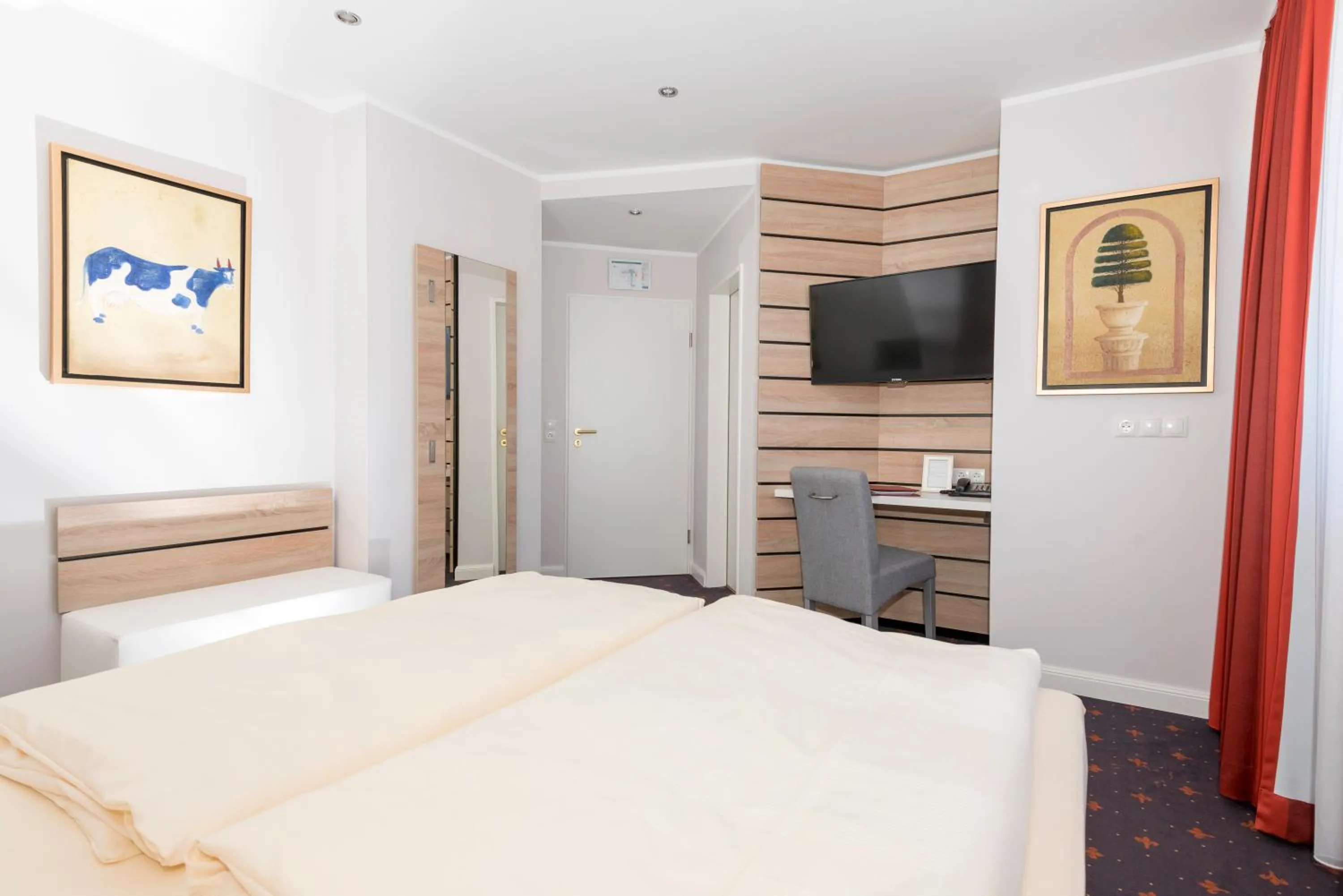 Bed in Hotel Tiek Superior