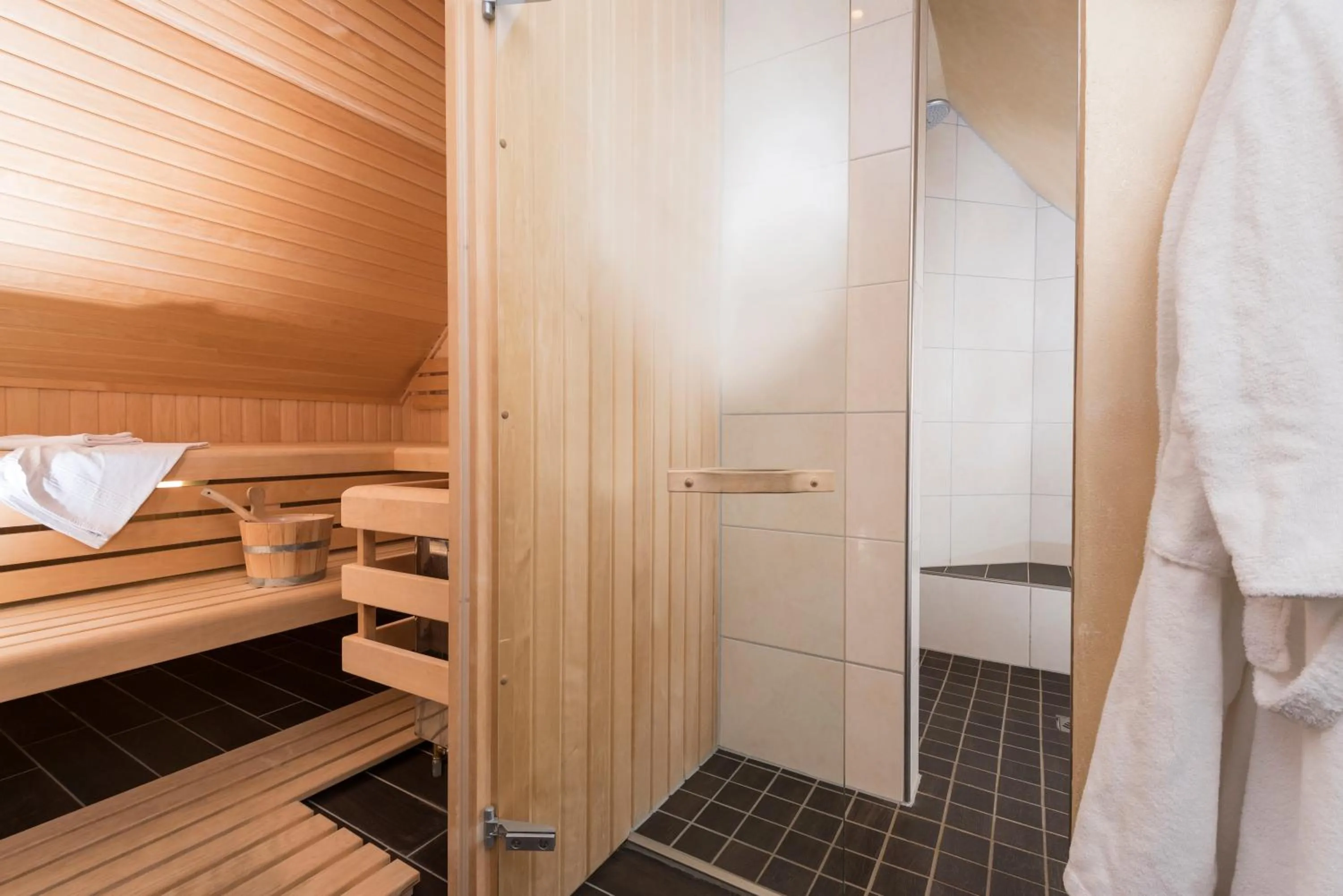 Sauna, Bed in Hotel Tiek Superior