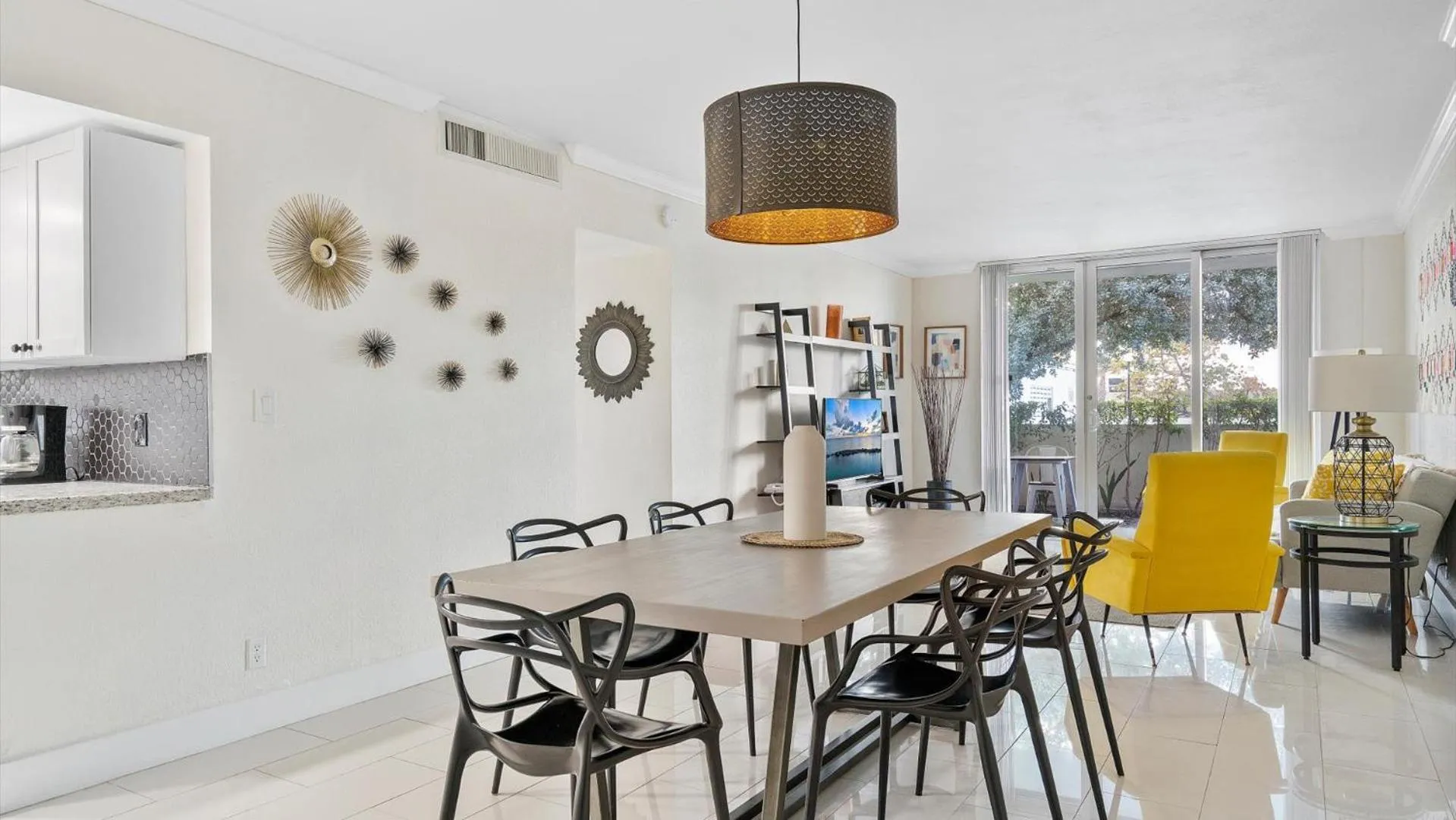 Kitchen or kitchenette in The Tides Ocean Luxury Suites