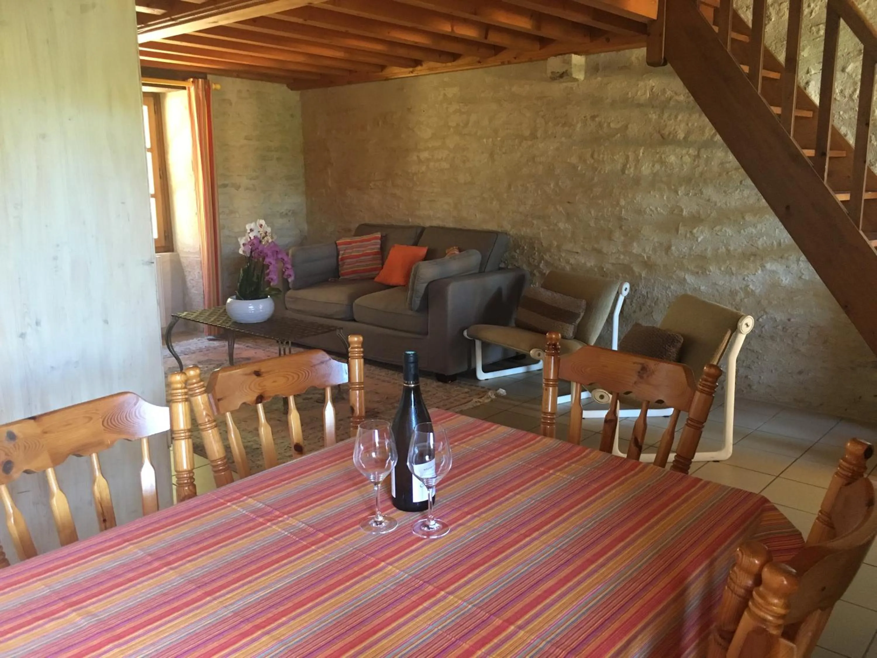 Lounge or bar in Les maisons vigneronnes