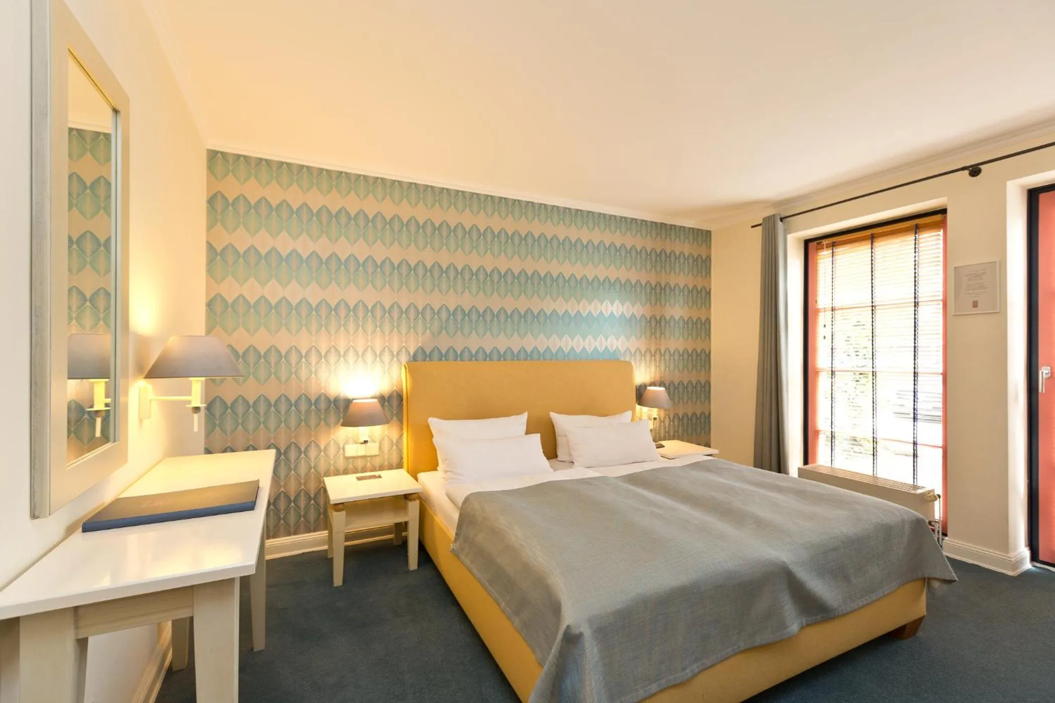 Bed in Hotel ARTE Schwerin