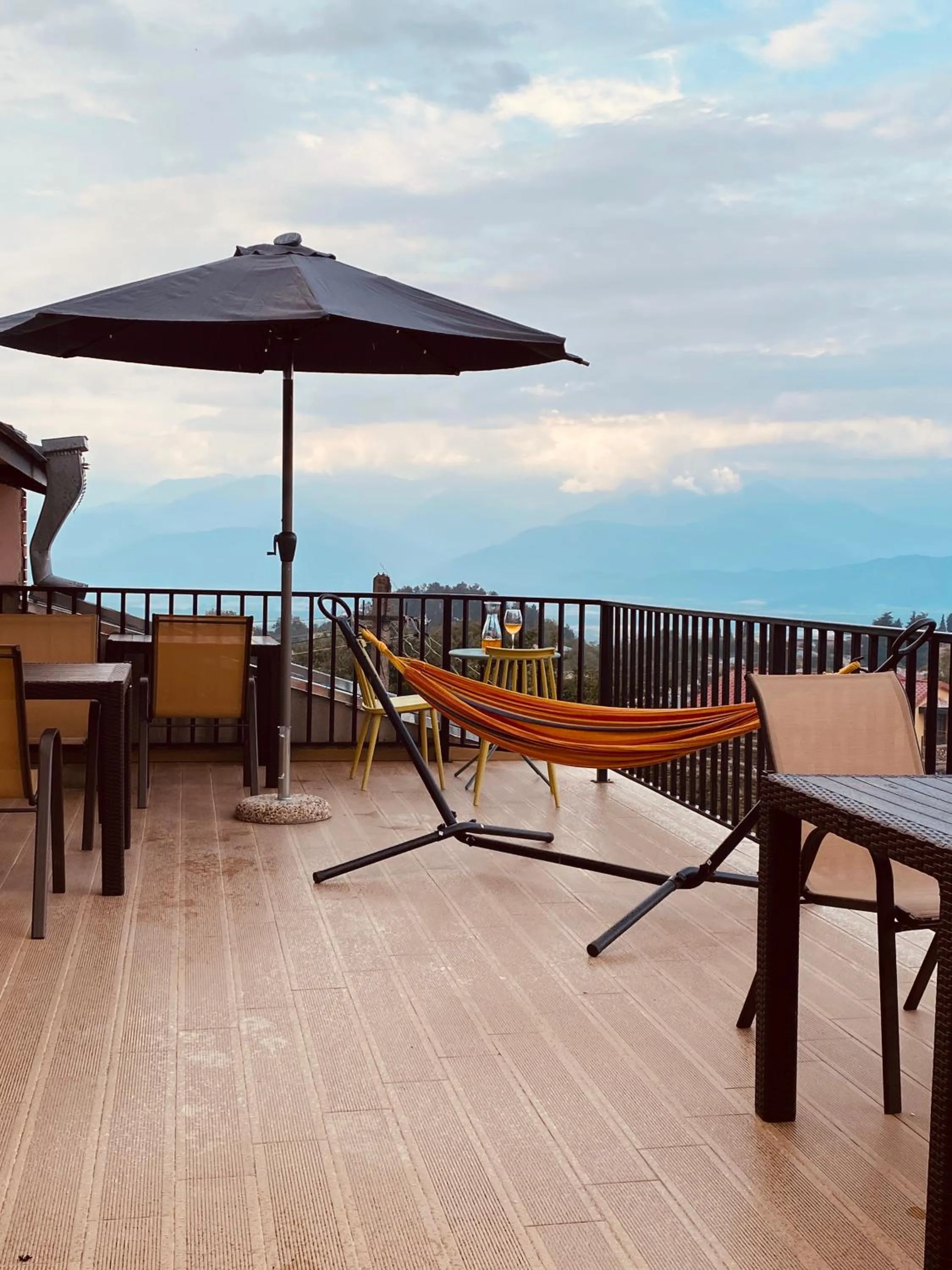 Balcony/Terrace in Hestia - Hotel, Wine and View