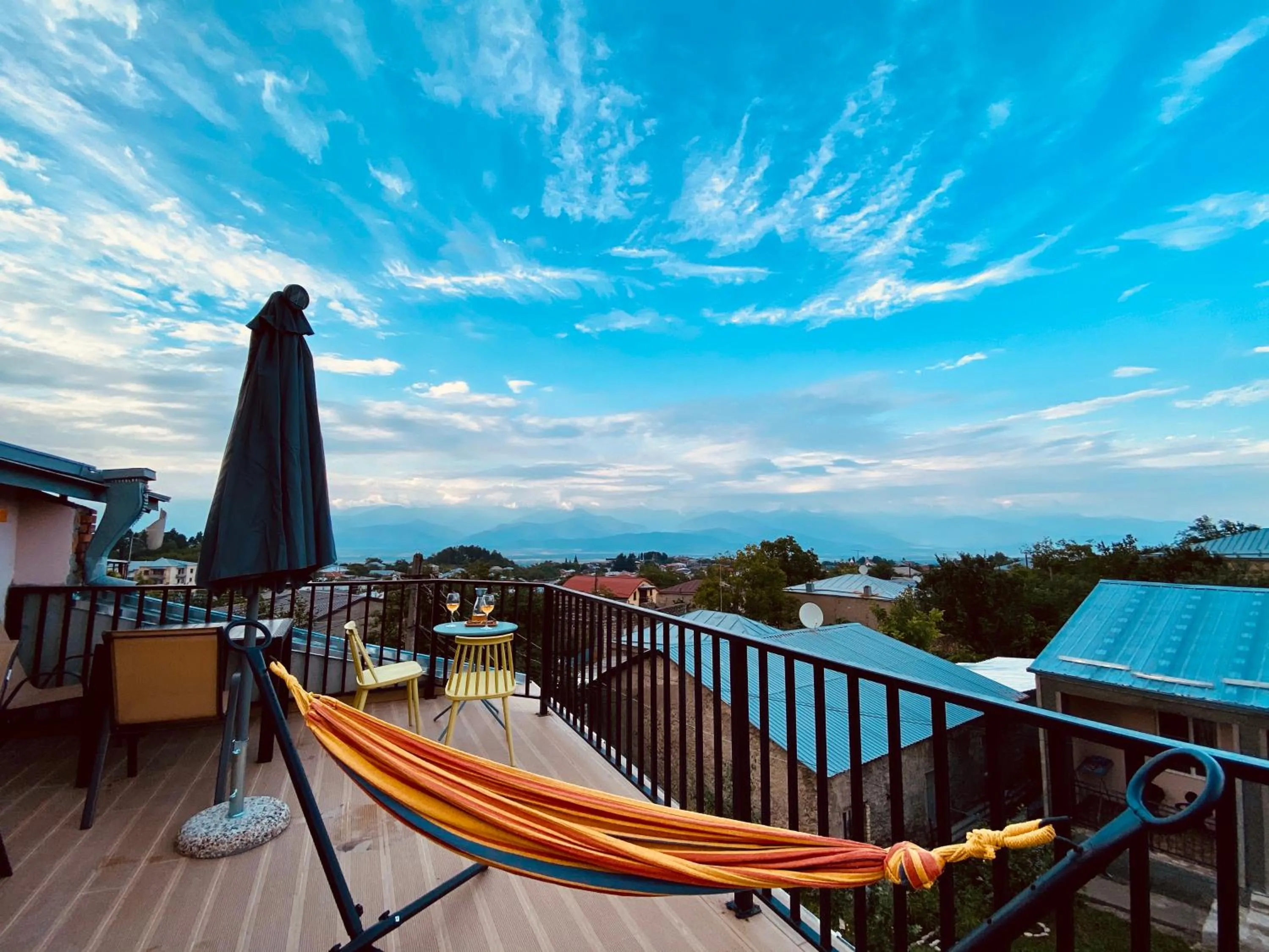 Balcony/Terrace in Hestia - Hotel, Wine and View
