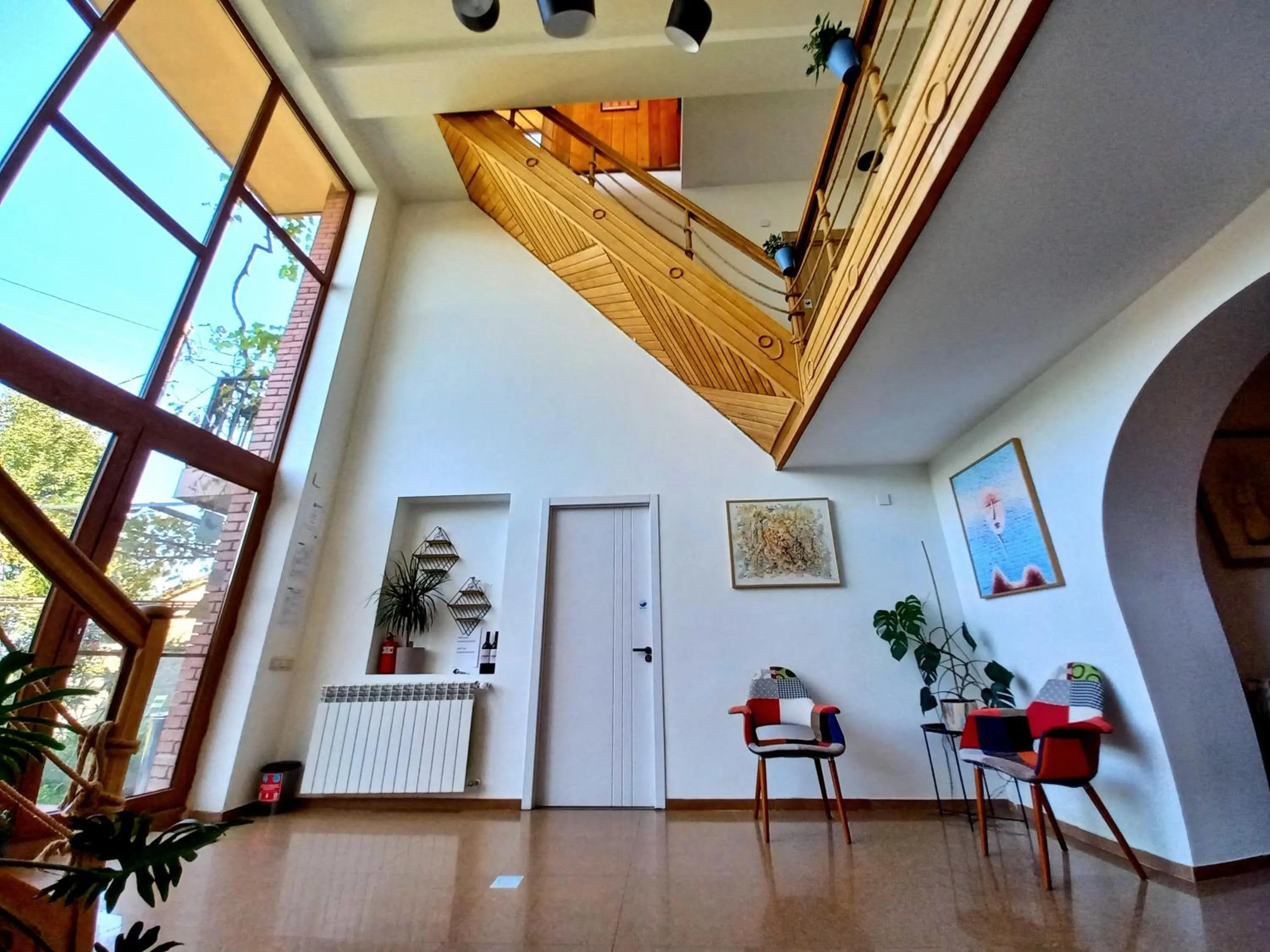 Living room in Hestia - Hotel, Wine and View