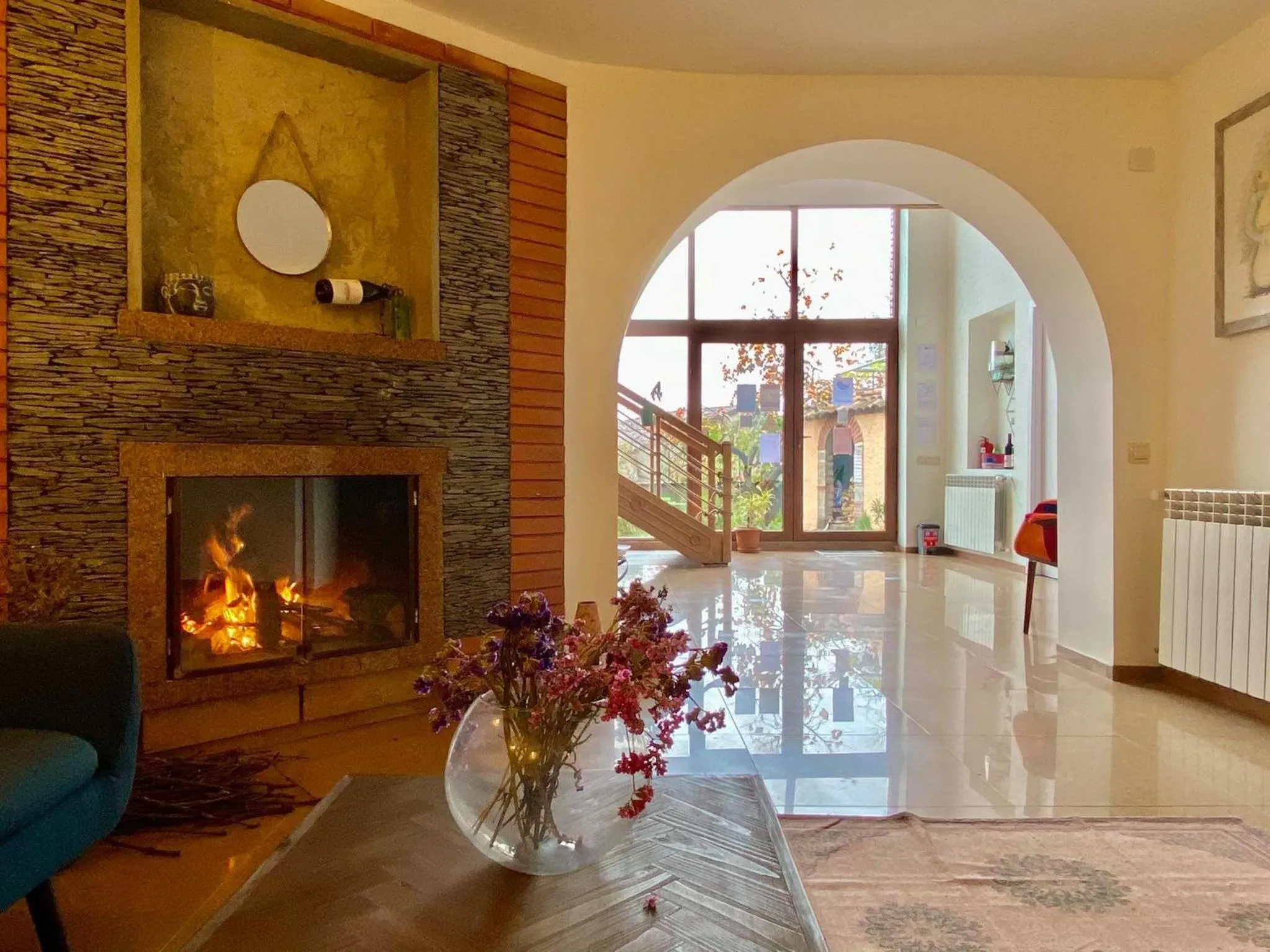 Seating area in Hestia - Hotel, Wine and View