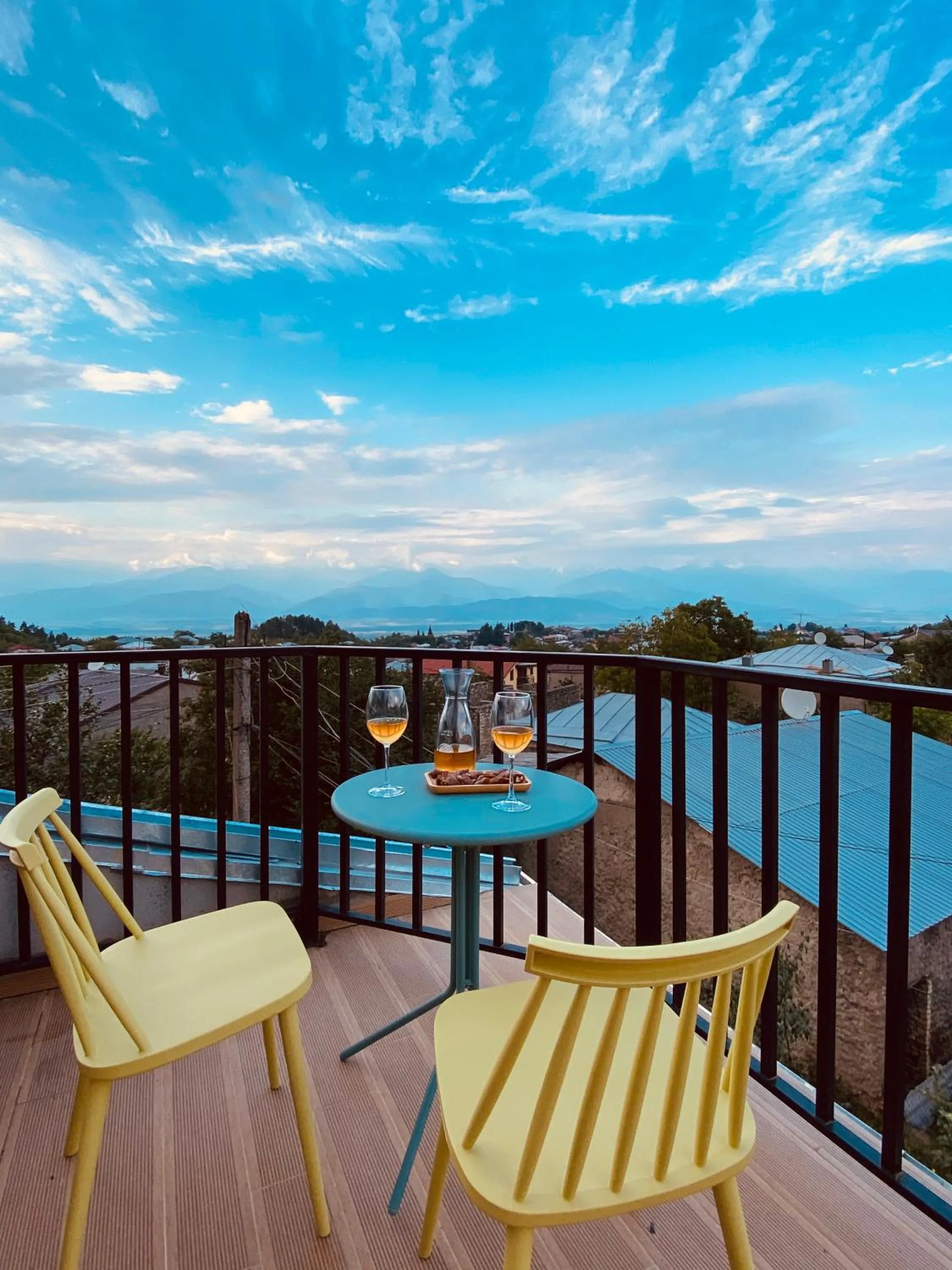 Balcony/Terrace in Hestia - Hotel, Wine and View