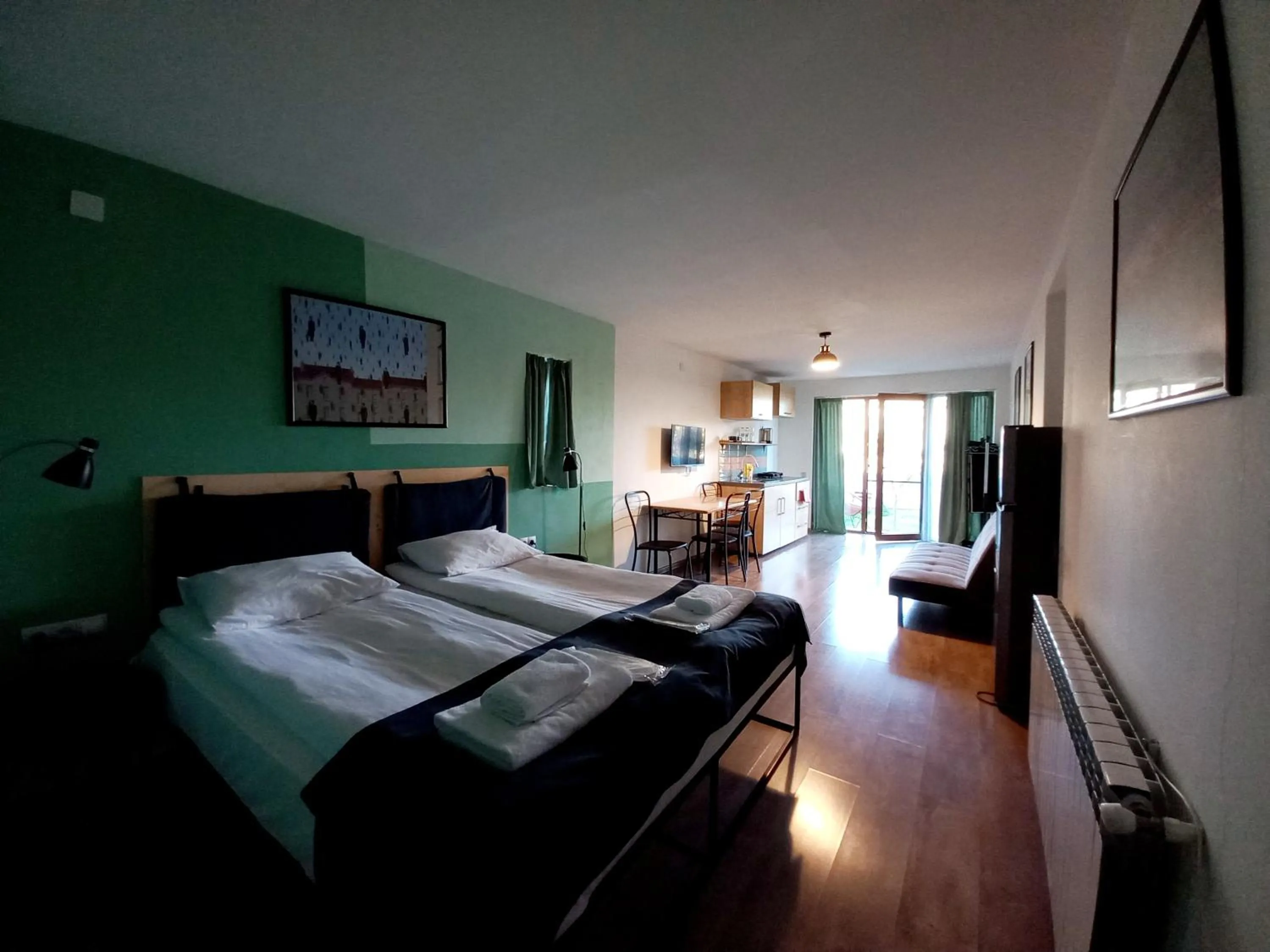 Bed in Hestia - Hotel, Wine and View