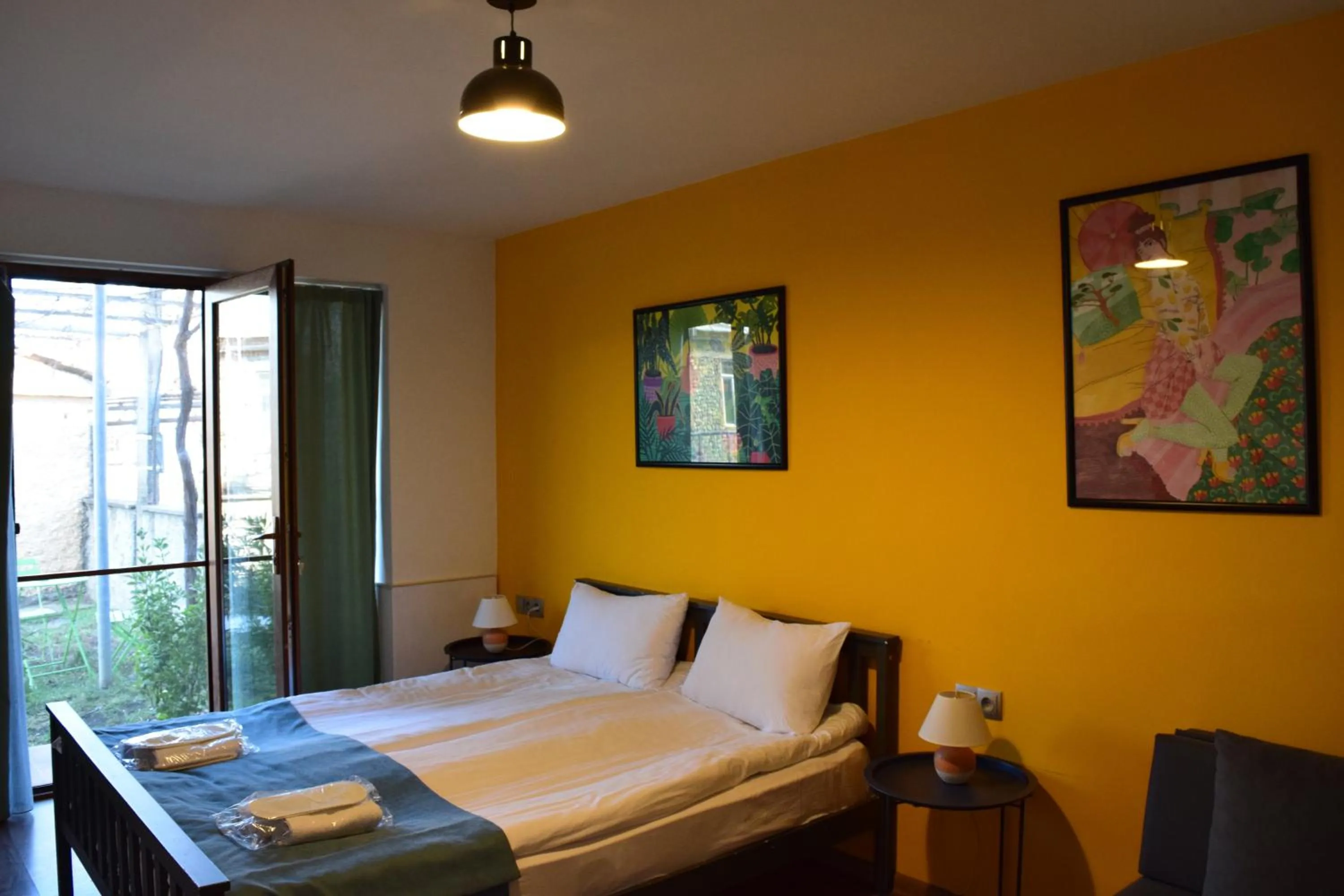 Bed in Hestia - Hotel, Wine and View