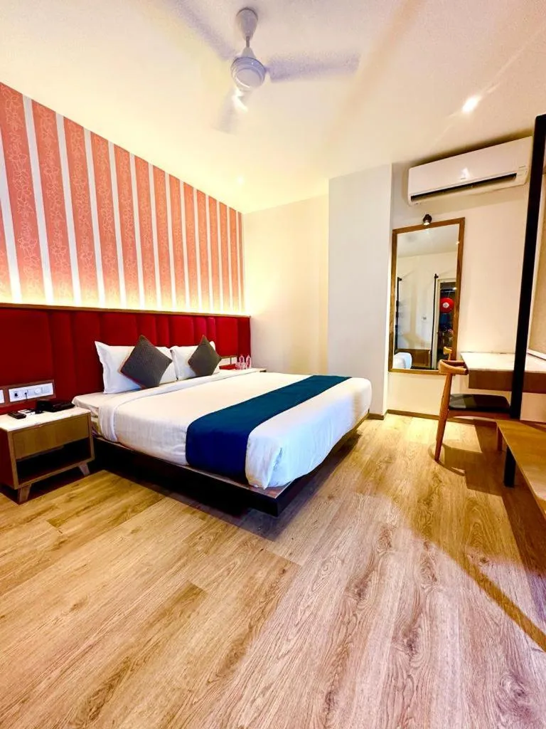 Bed in Hotel Mystic Falls