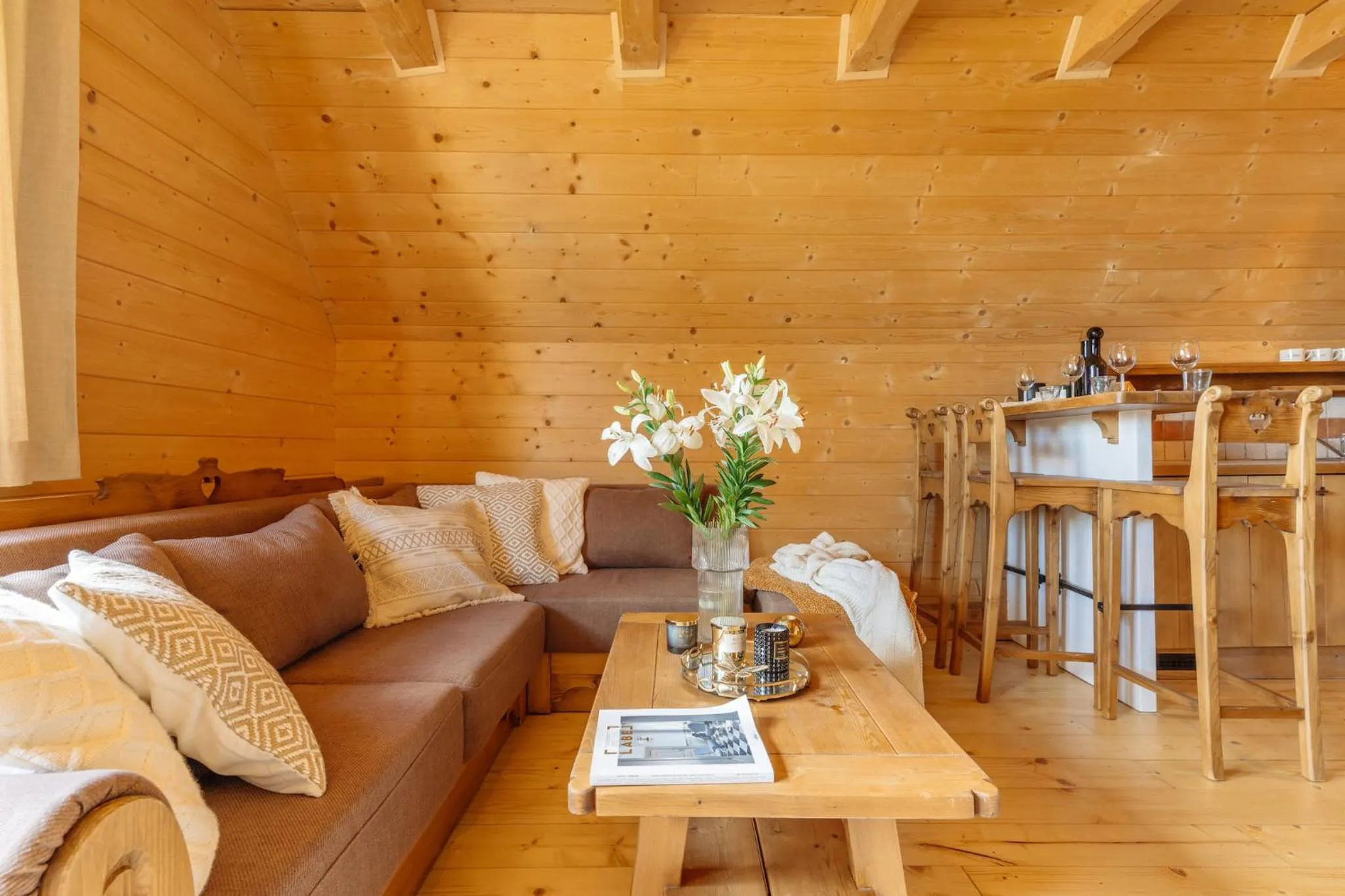 Living room in Podhalańskie Tarasy - LoftAffair