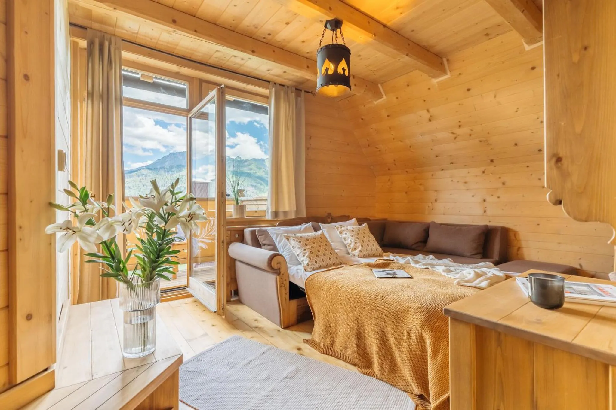 Living room in Podhalańskie Tarasy - LoftAffair