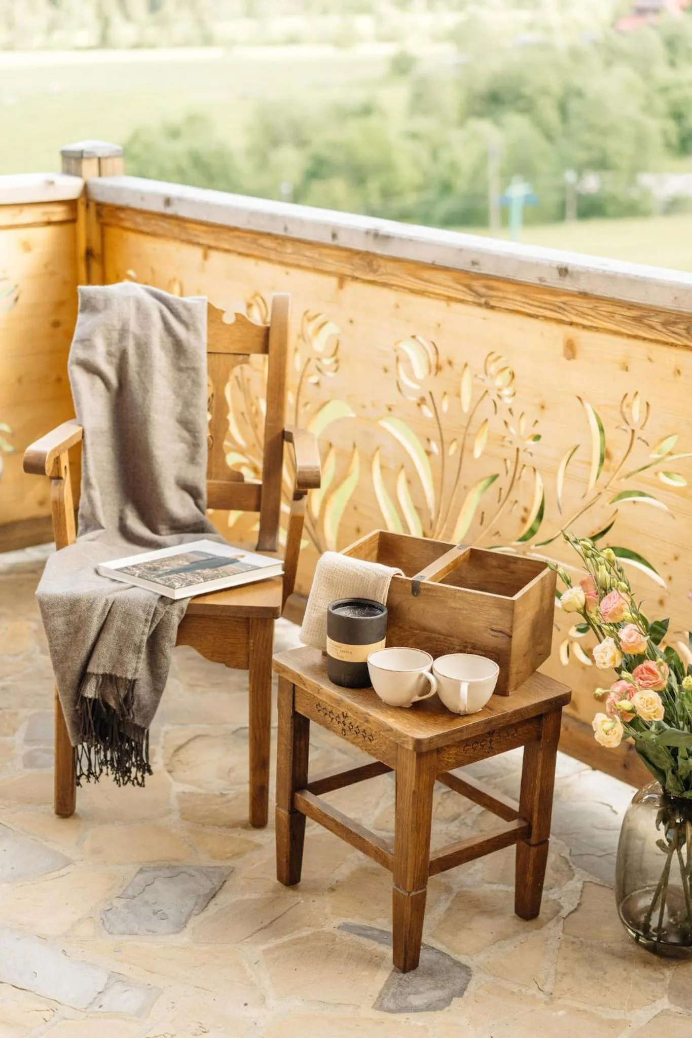 Seating area in Podhalańskie Tarasy - LoftAffair