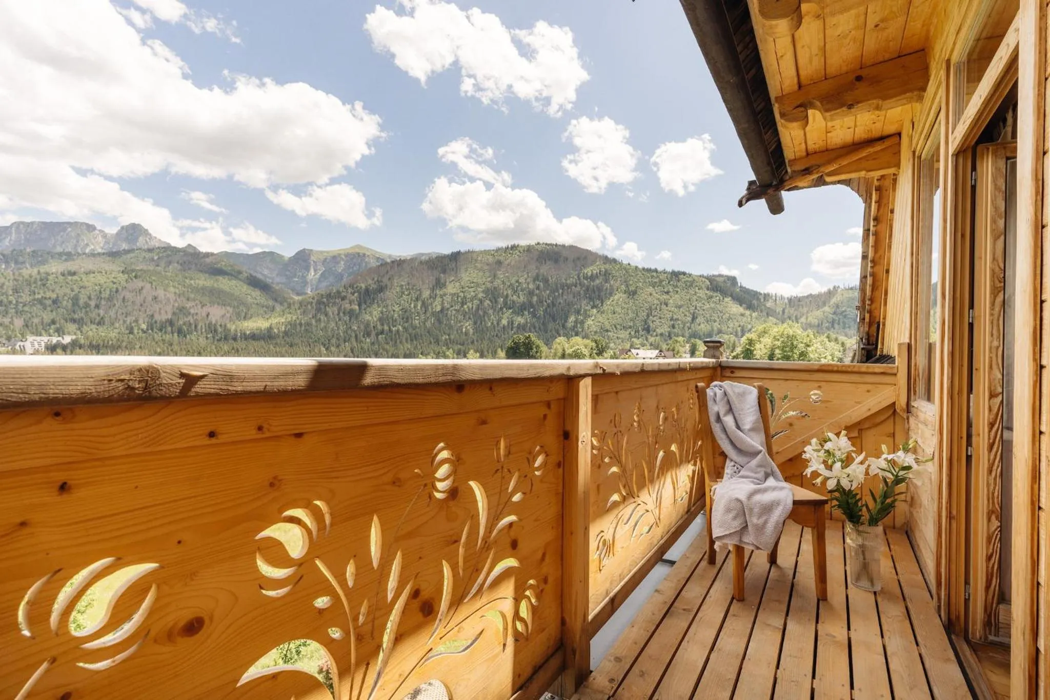 Balcony/Terrace in Podhalańskie Tarasy - LoftAffair