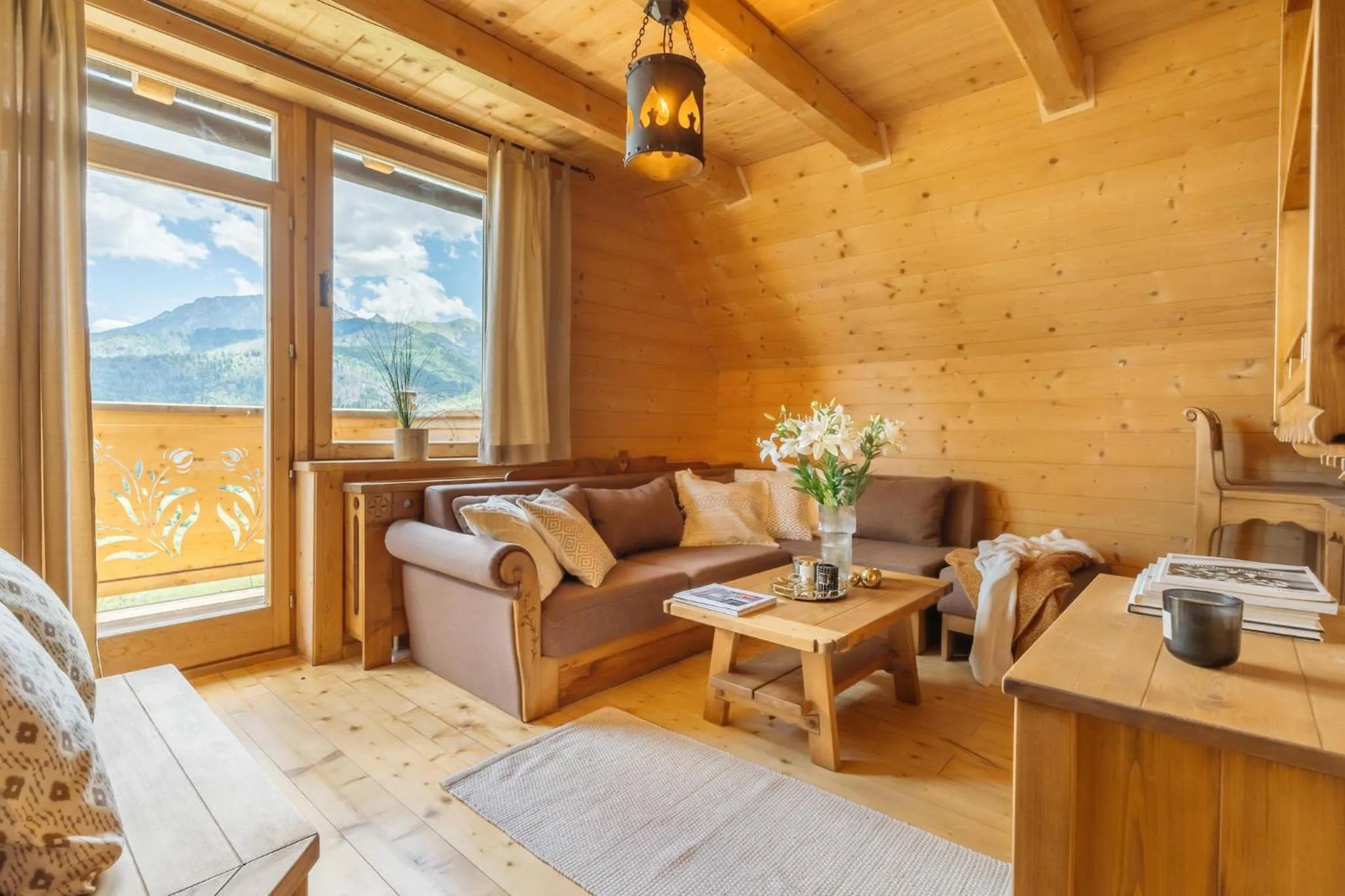 Living room in Podhalańskie Tarasy - LoftAffair