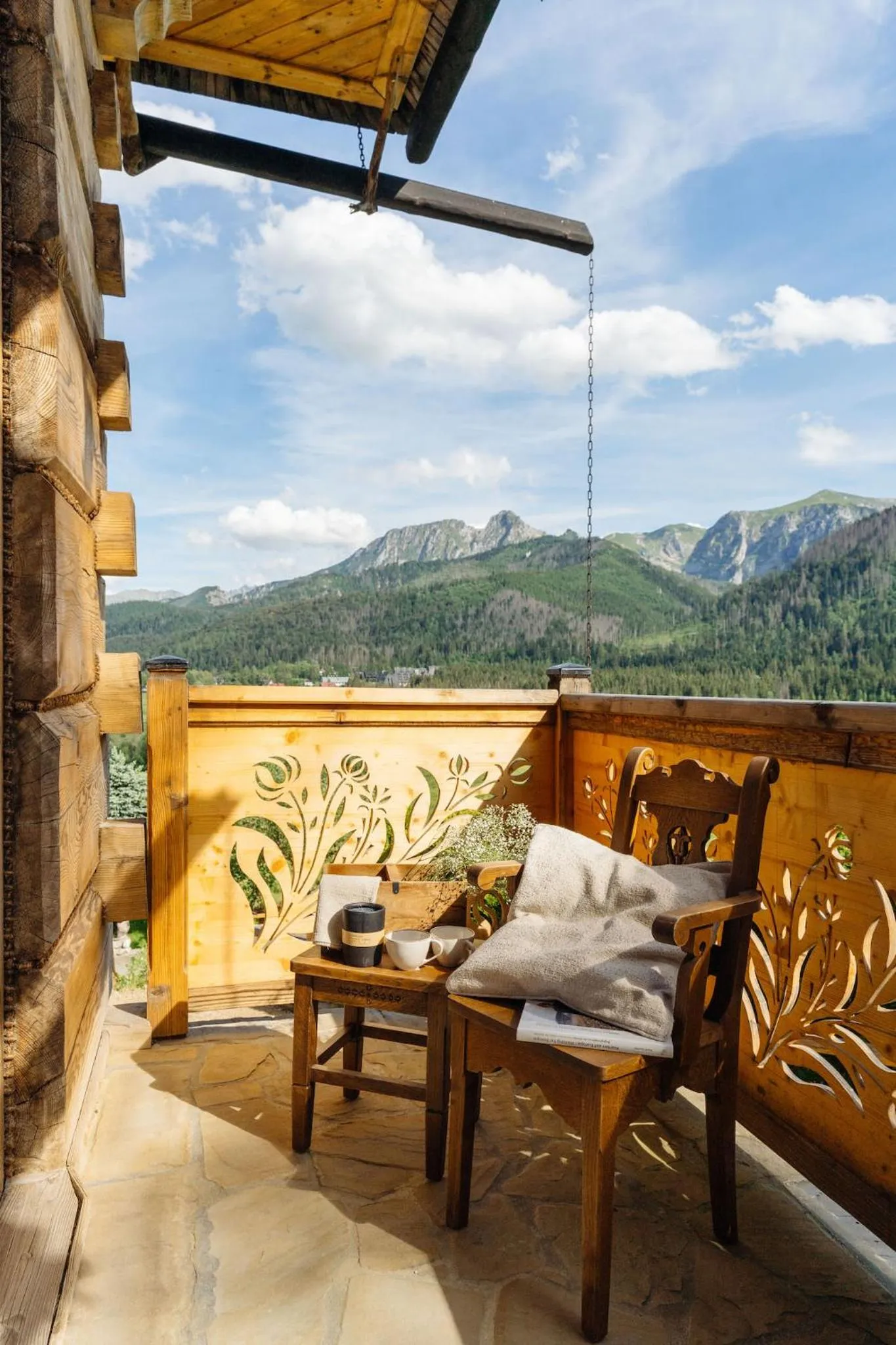 Balcony/Terrace in Podhalańskie Tarasy - LoftAffair