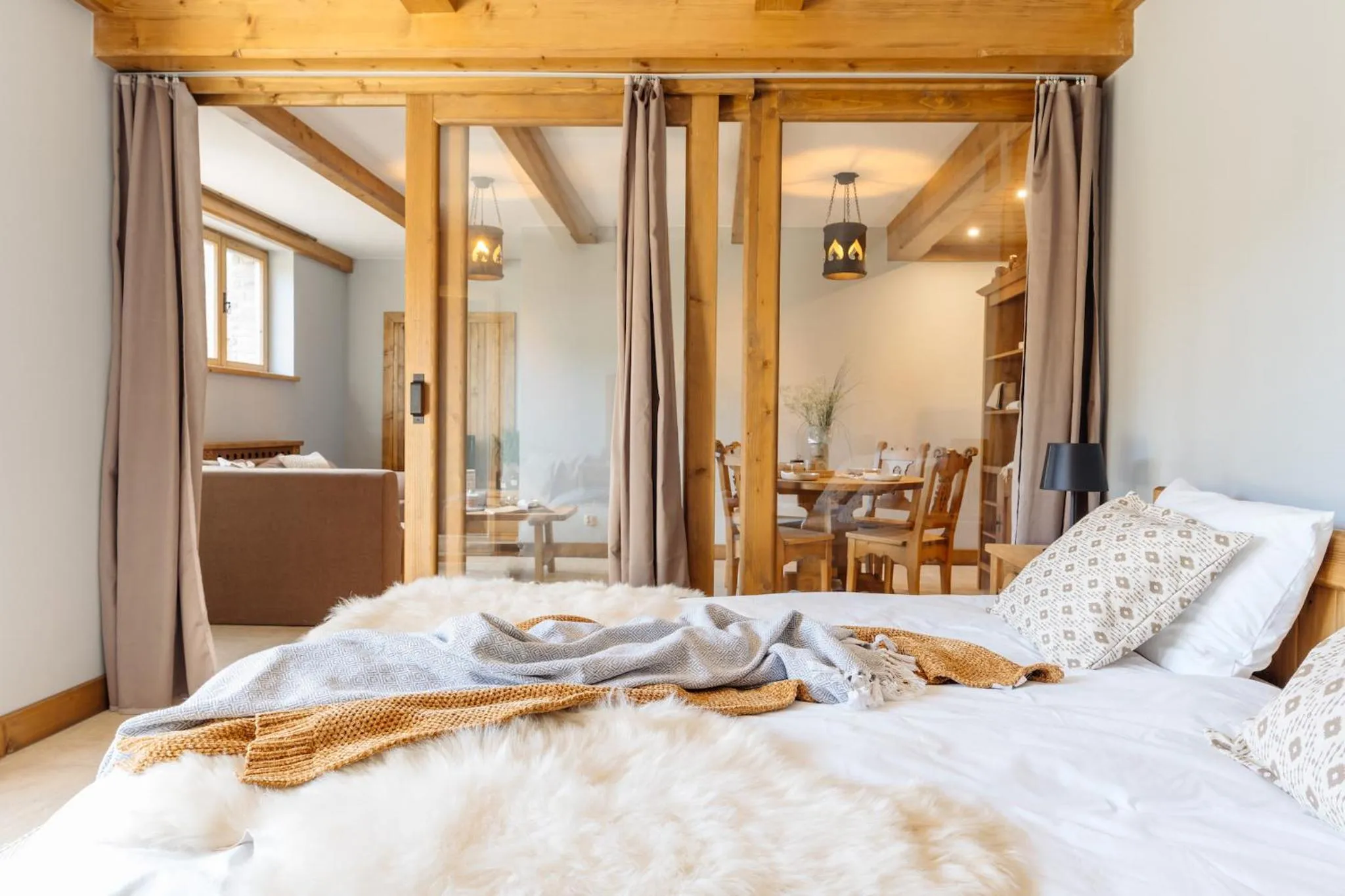 Photo of the whole room, Bed in Podhalańskie Tarasy - LoftAffair