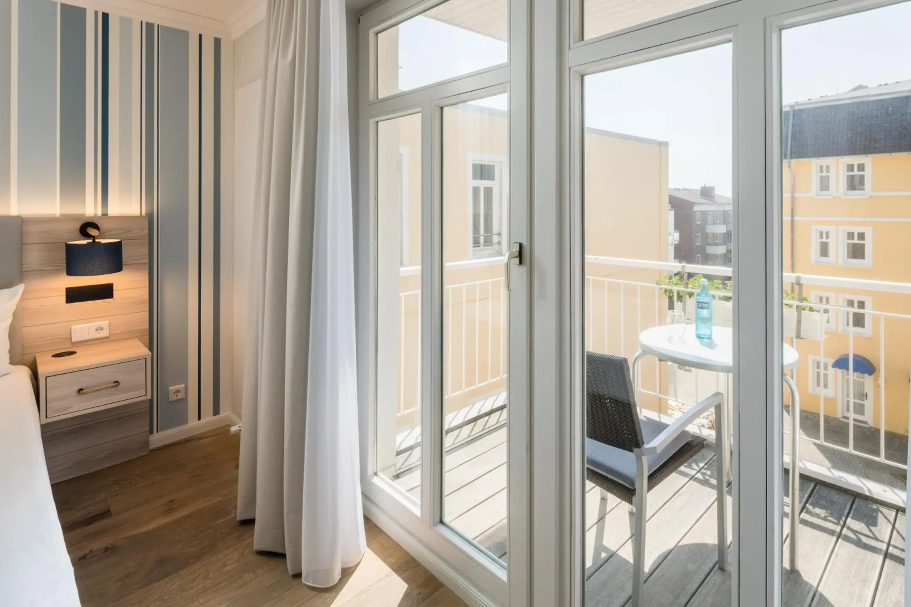 Single Room with Balcony in Strandhotel Gerken Single Room with Balcony in Strandhotel Gerken