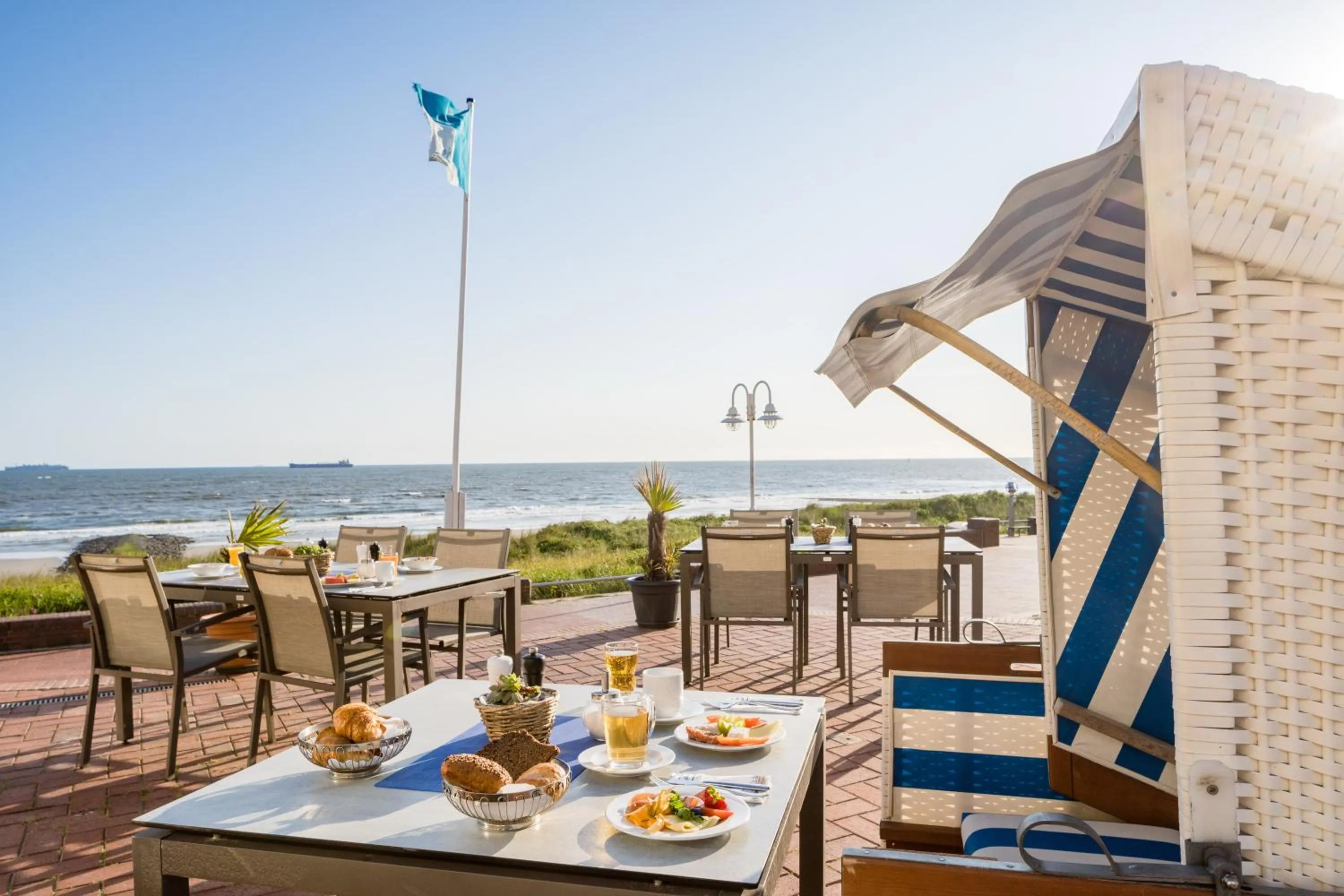 Balcony/Terrace in Strandhotel Gerken