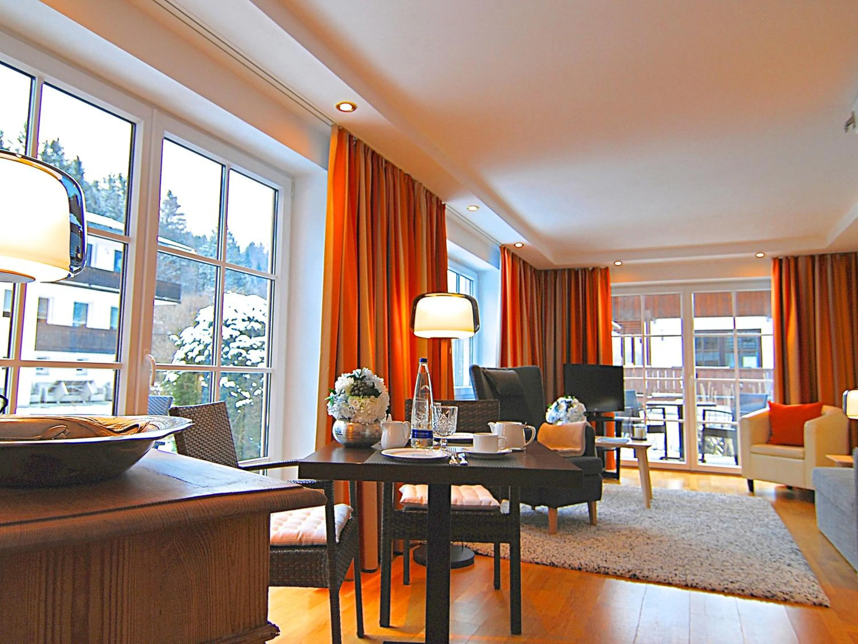 Living room in Hotel Hubertus Schliersee