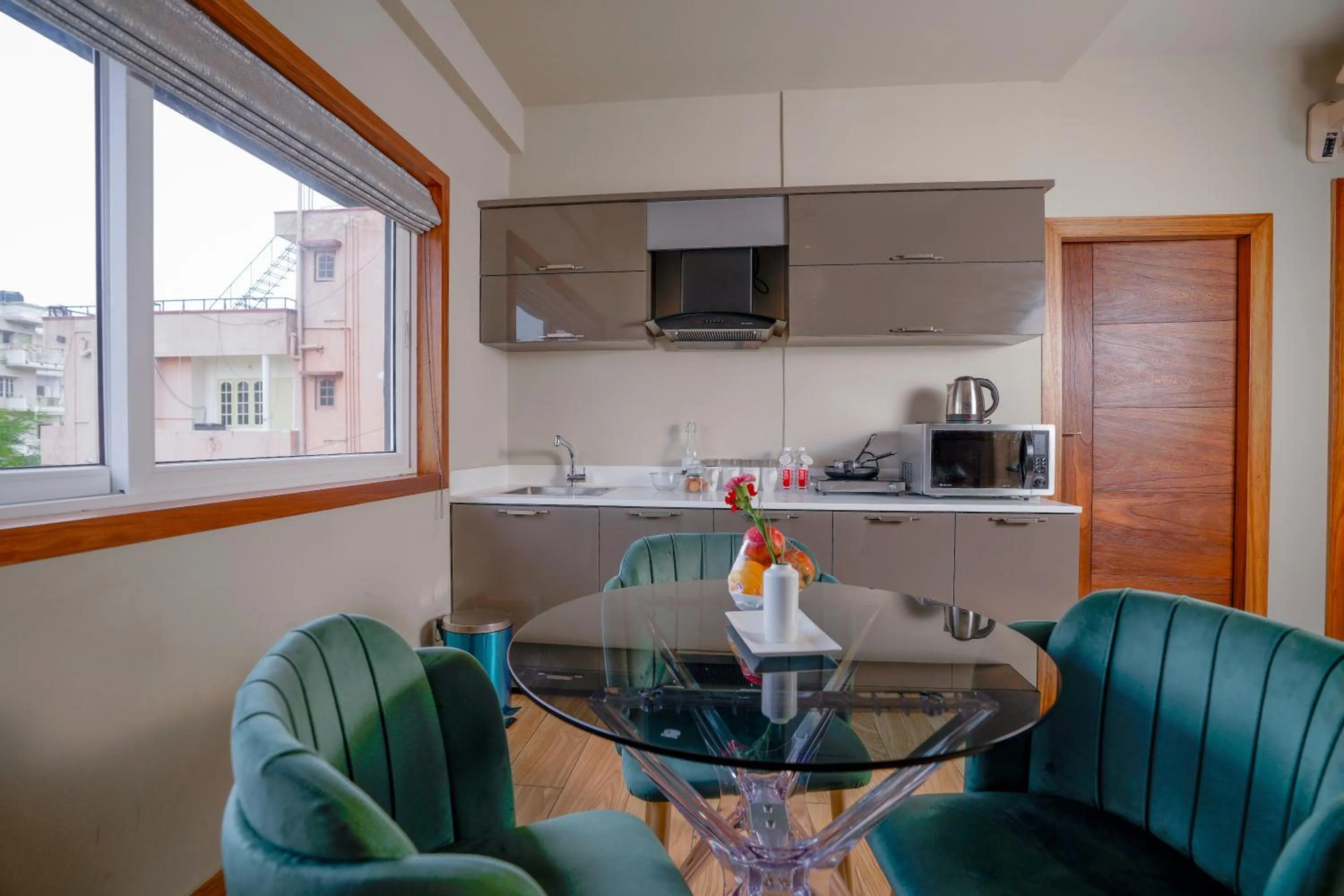 Dining area in Lazdana Hotel Bangalore