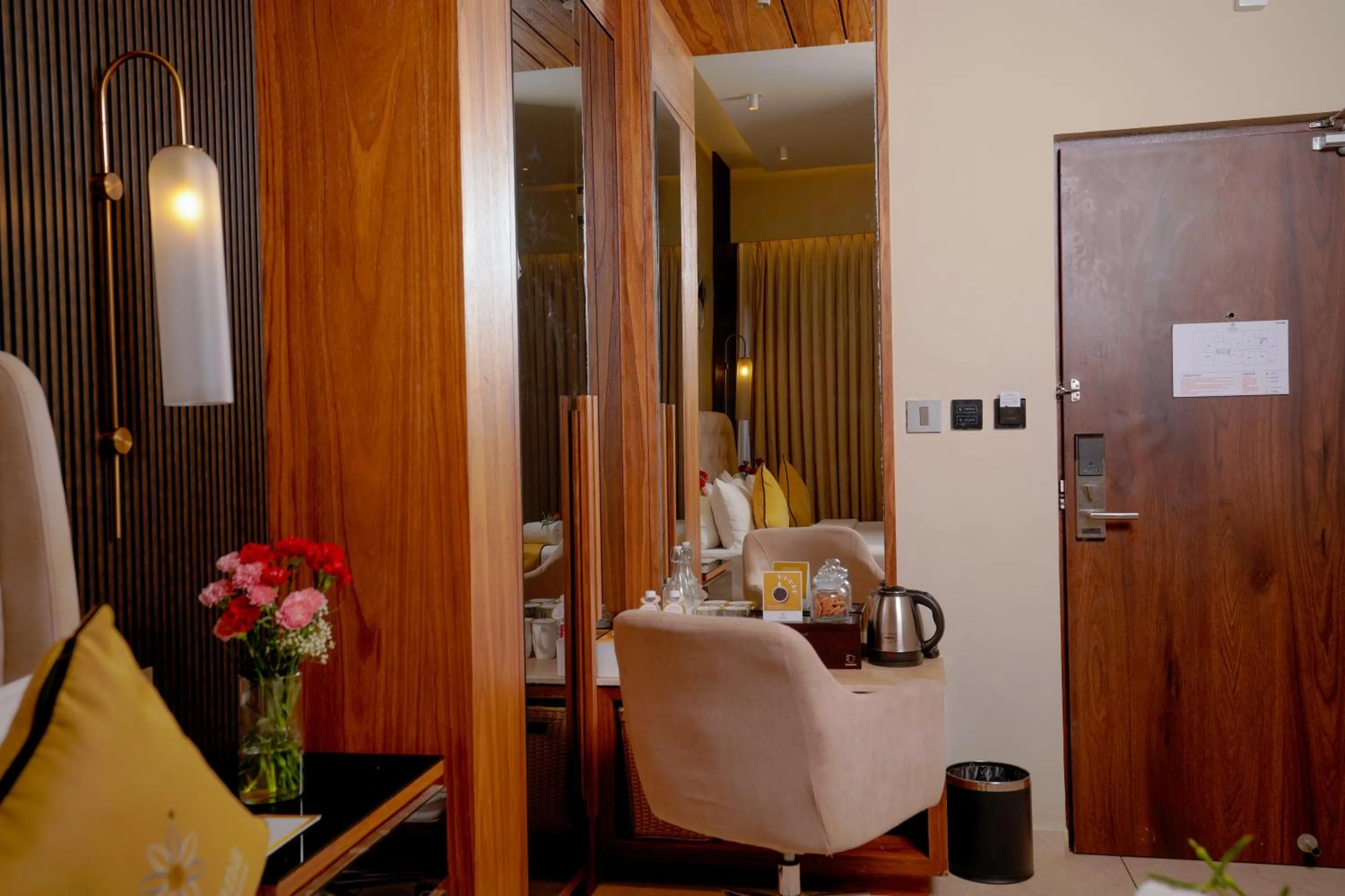 Seating area in Lazdana Hotel Bangalore