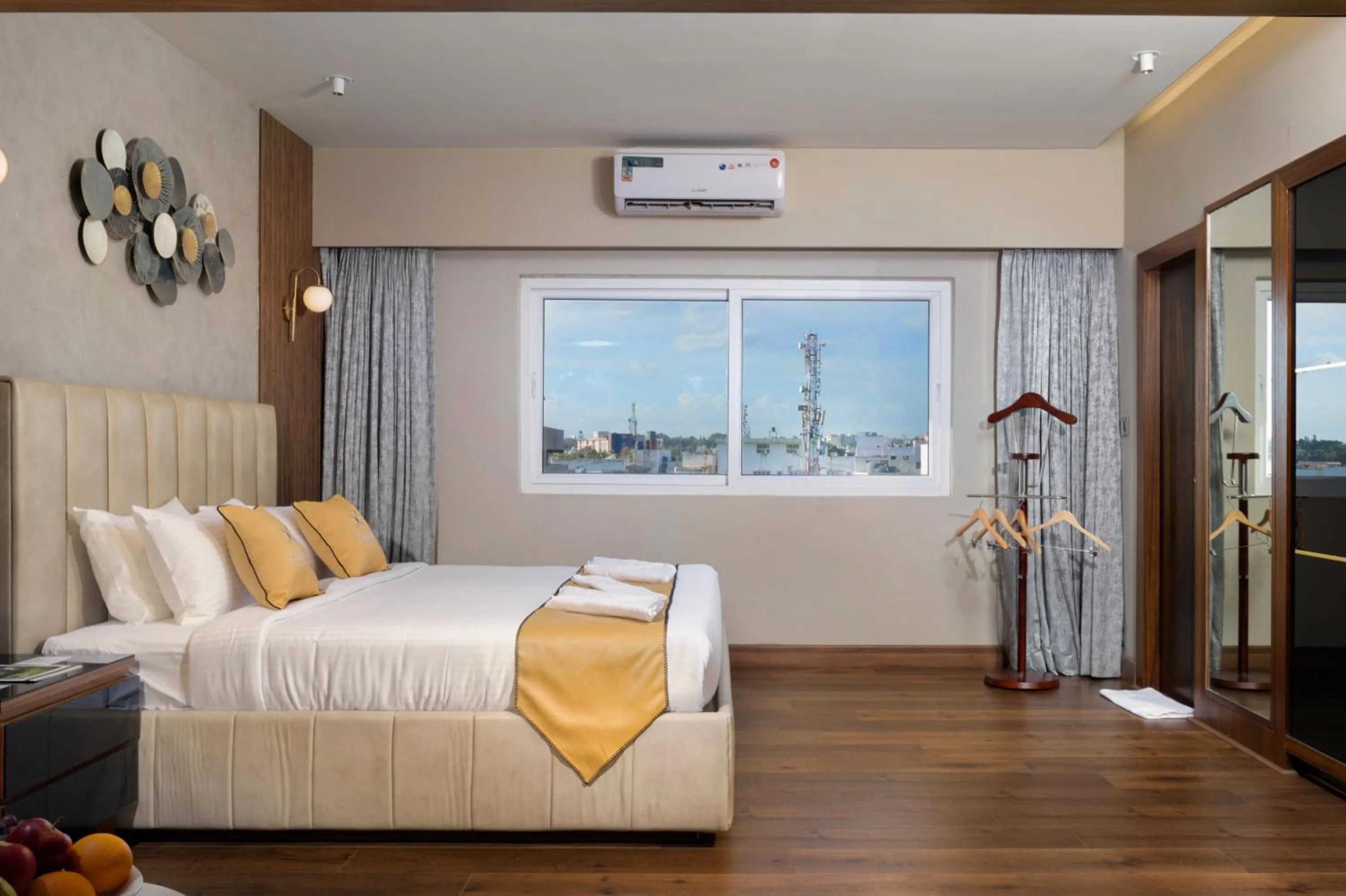 Photo of the whole room, Bed in Lazdana Hotel Bangalore