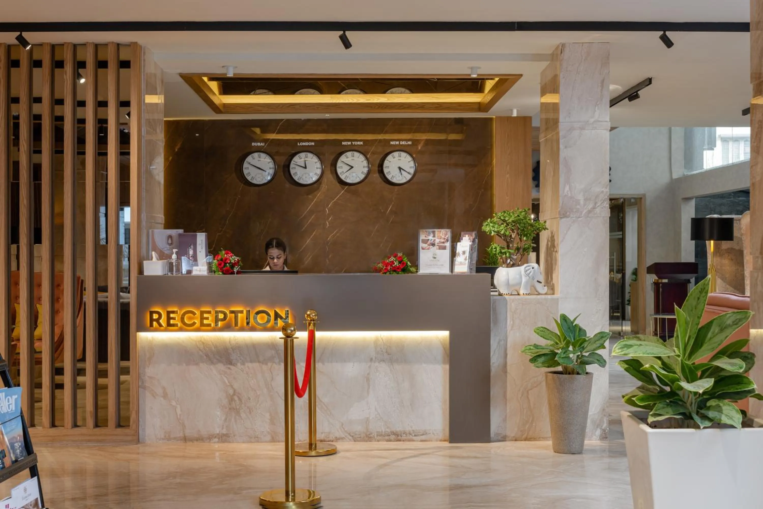 Lobby or reception in Lazdana Hotel Bangalore