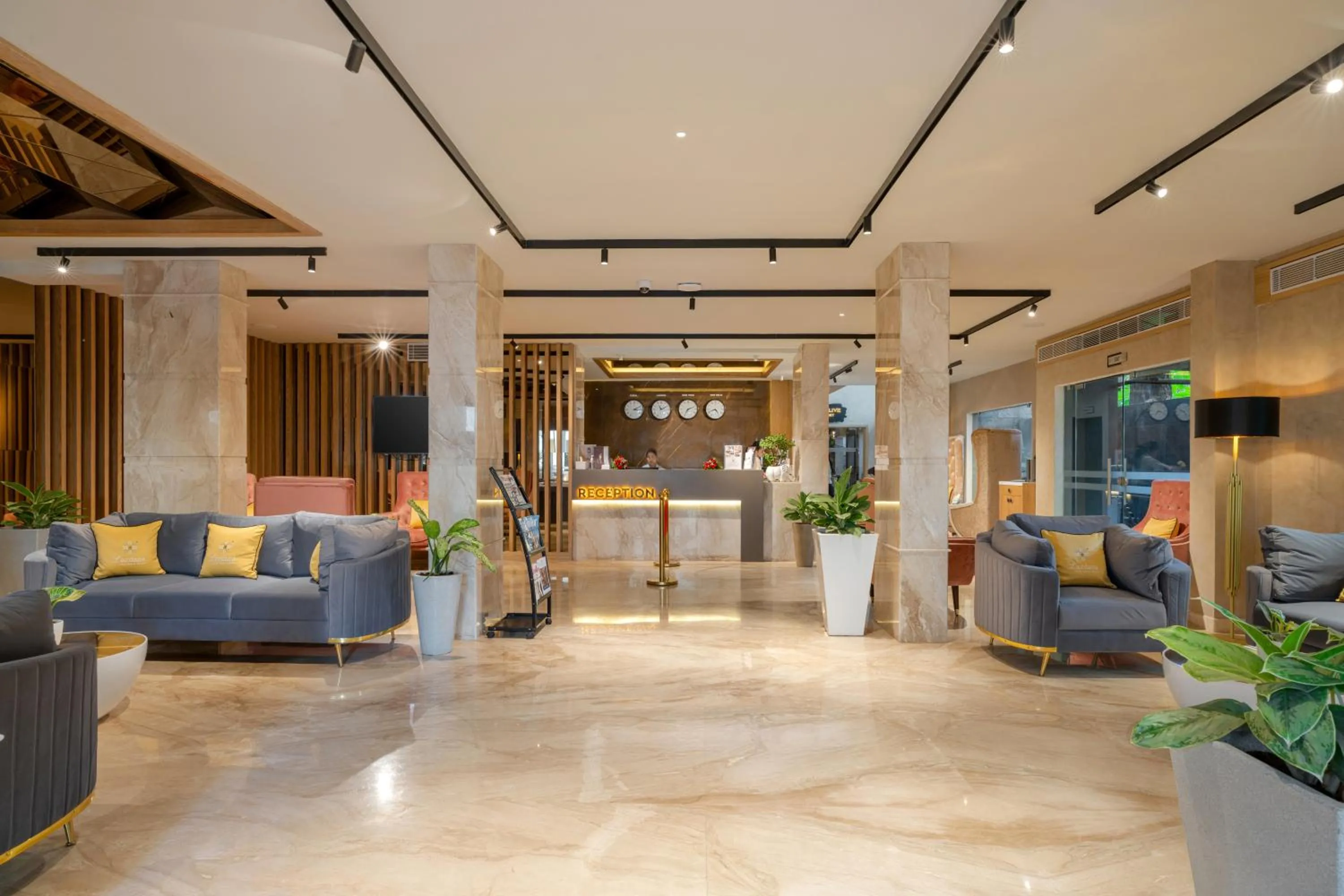 Lobby or reception in Lazdana Hotel Bangalore
