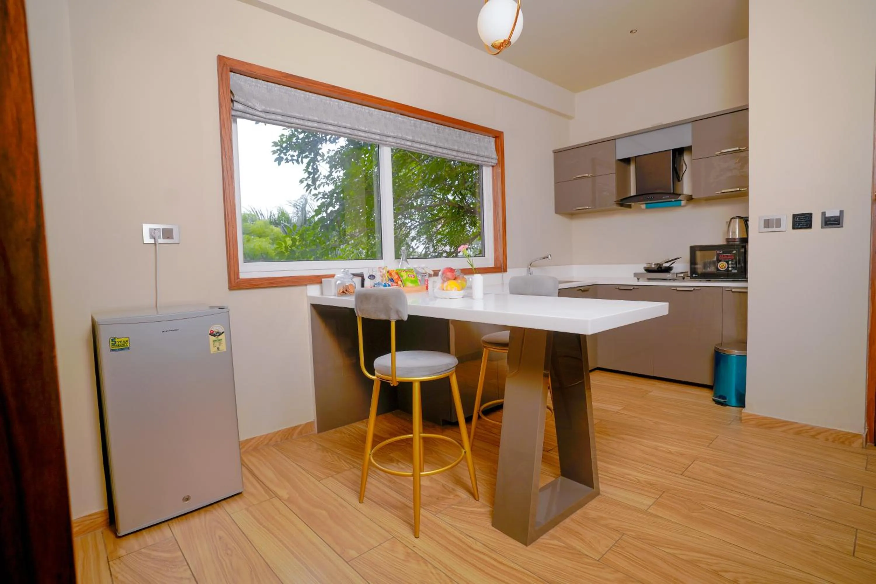 kitchen in Lazdana Hotel Bangalore